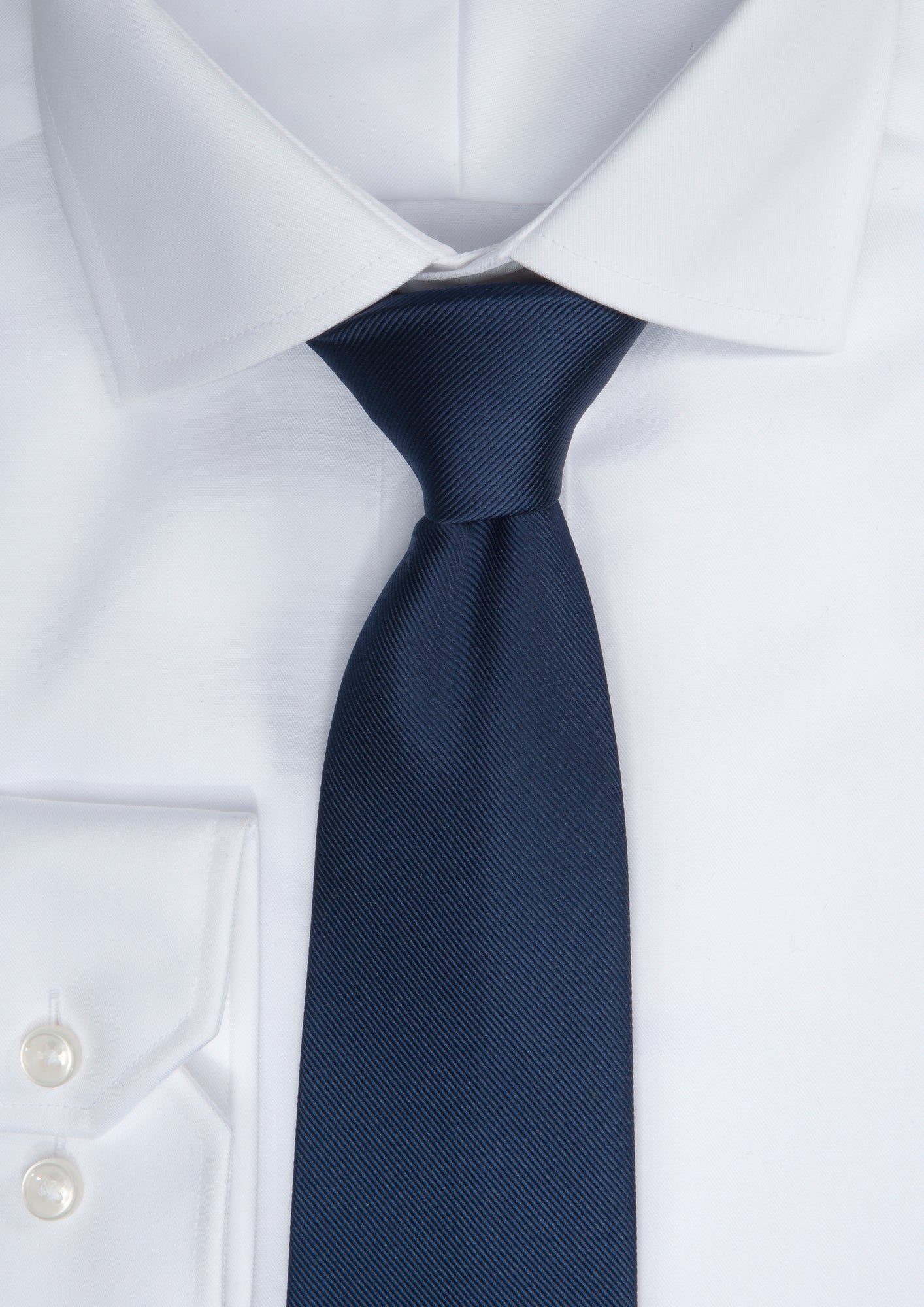 JH&F Tie Plain Navy