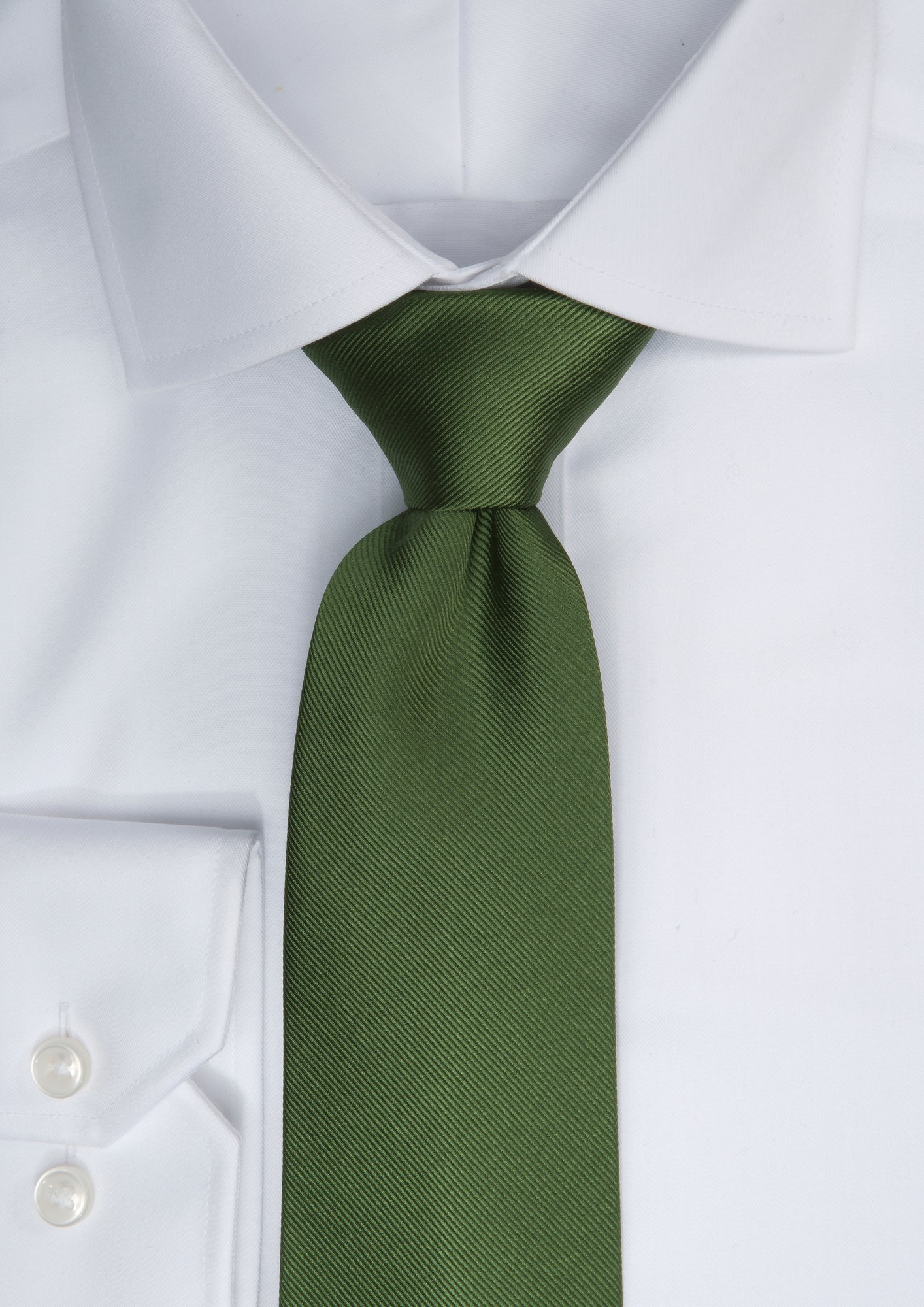 JH&F Tie Plain Green