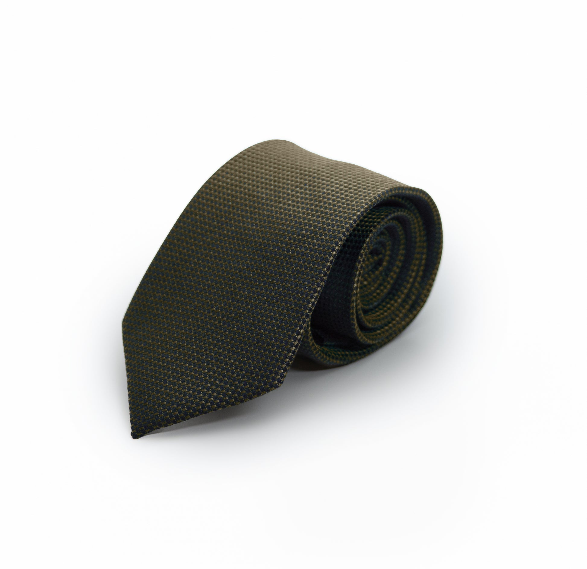 JH&F Tie Silk Oxford Brown