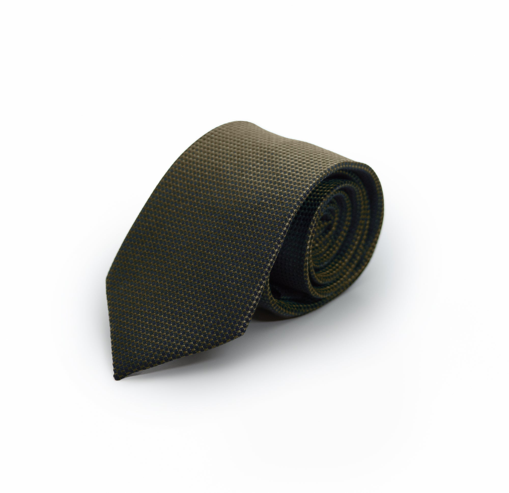 JH&F Tie Silk Oxford Brown