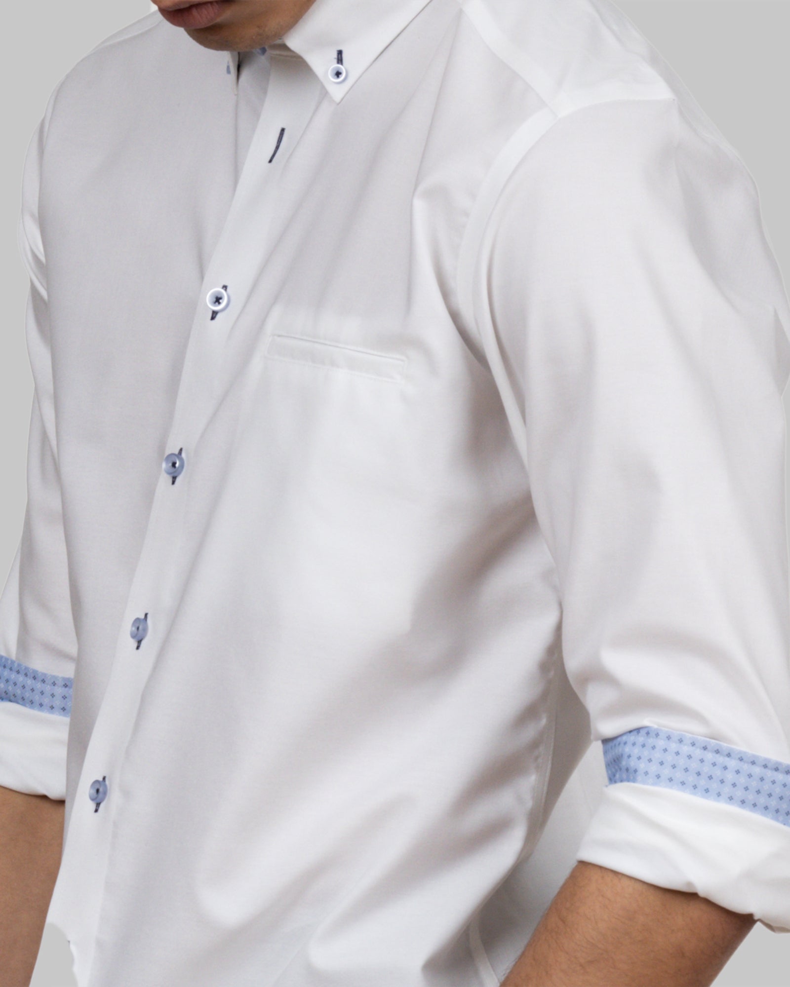 RB121 Oxford Slim White