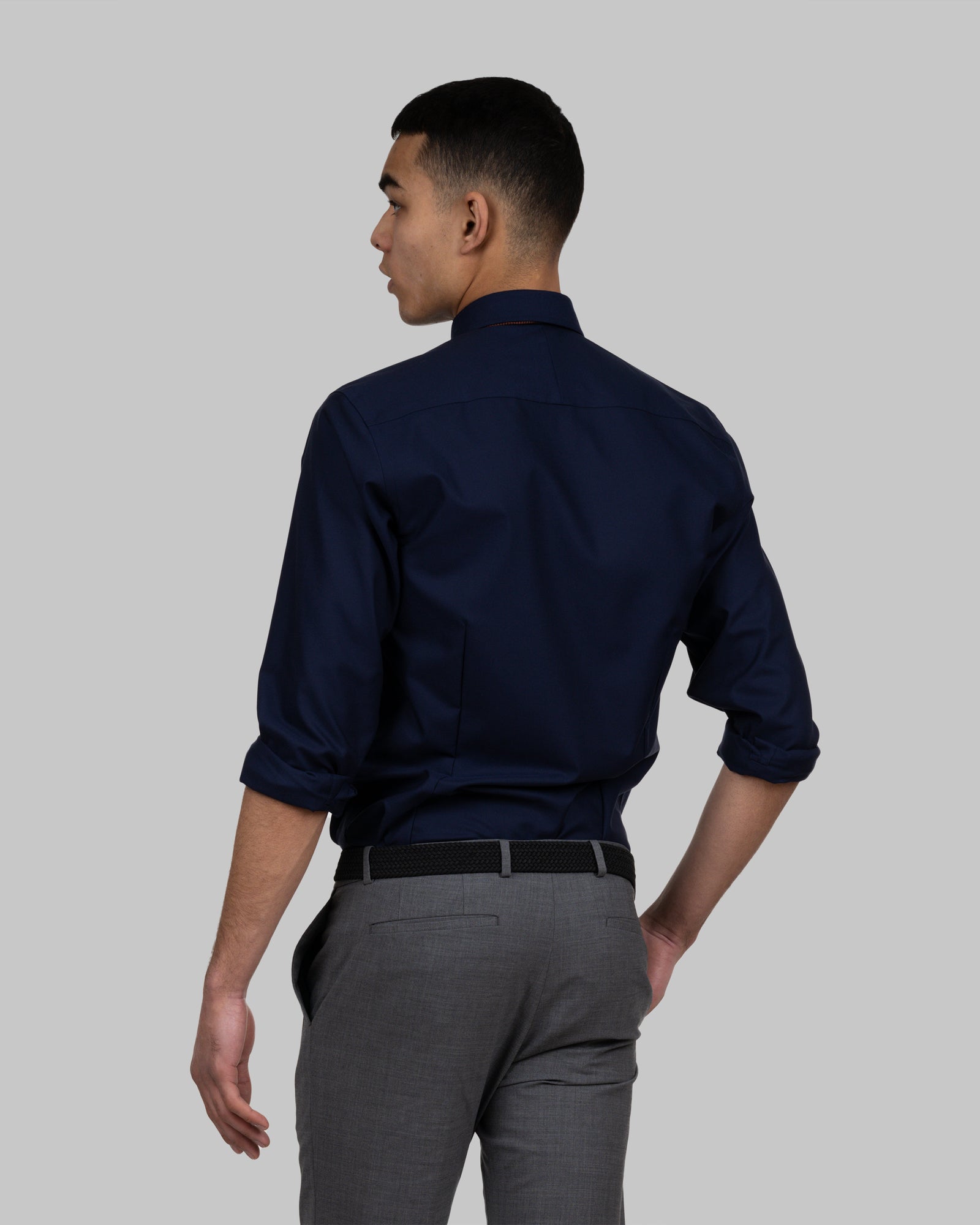 RB121 Oxford Slim Navy