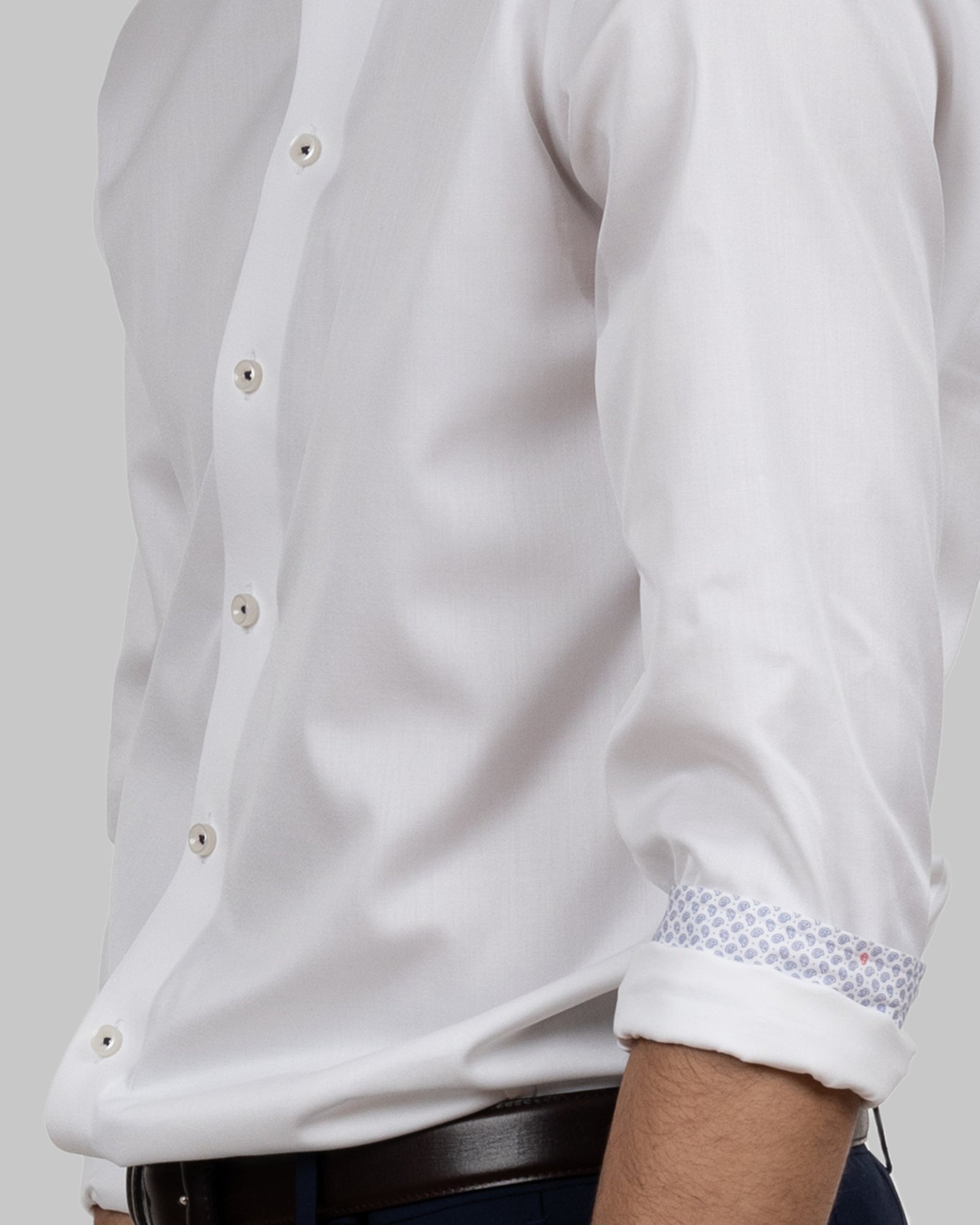 RB122 Twill Regular White