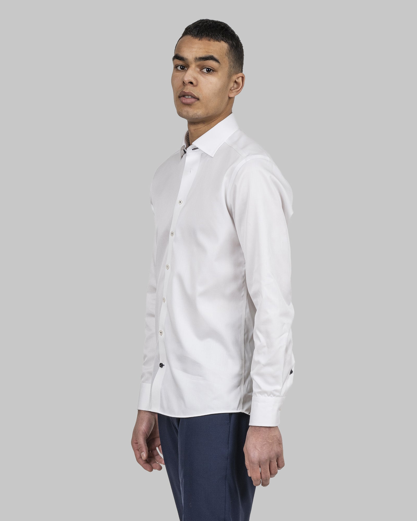 RB122 Twill Slim White