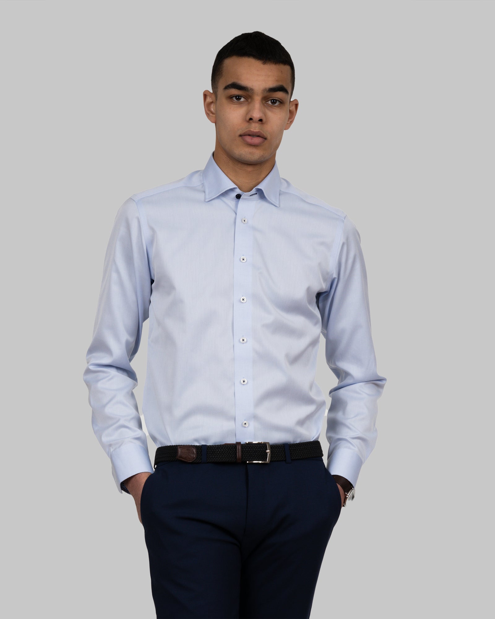 RB122 Twill Slim Skyblue