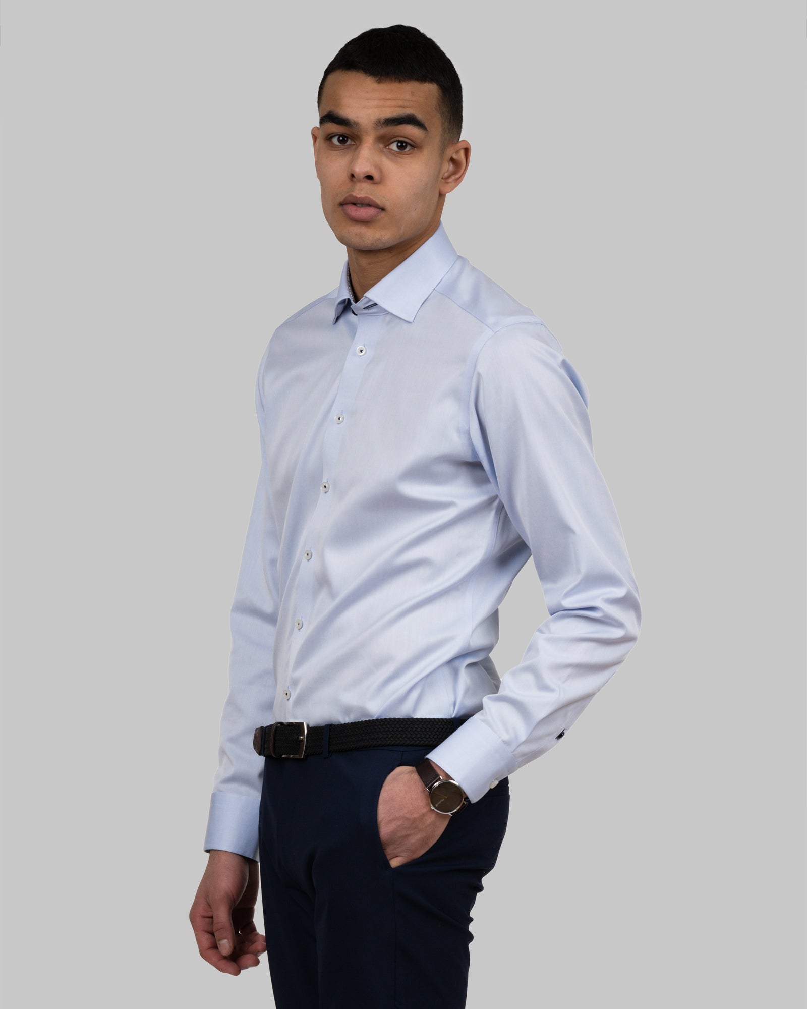 RB122 Twill Slim Skyblue