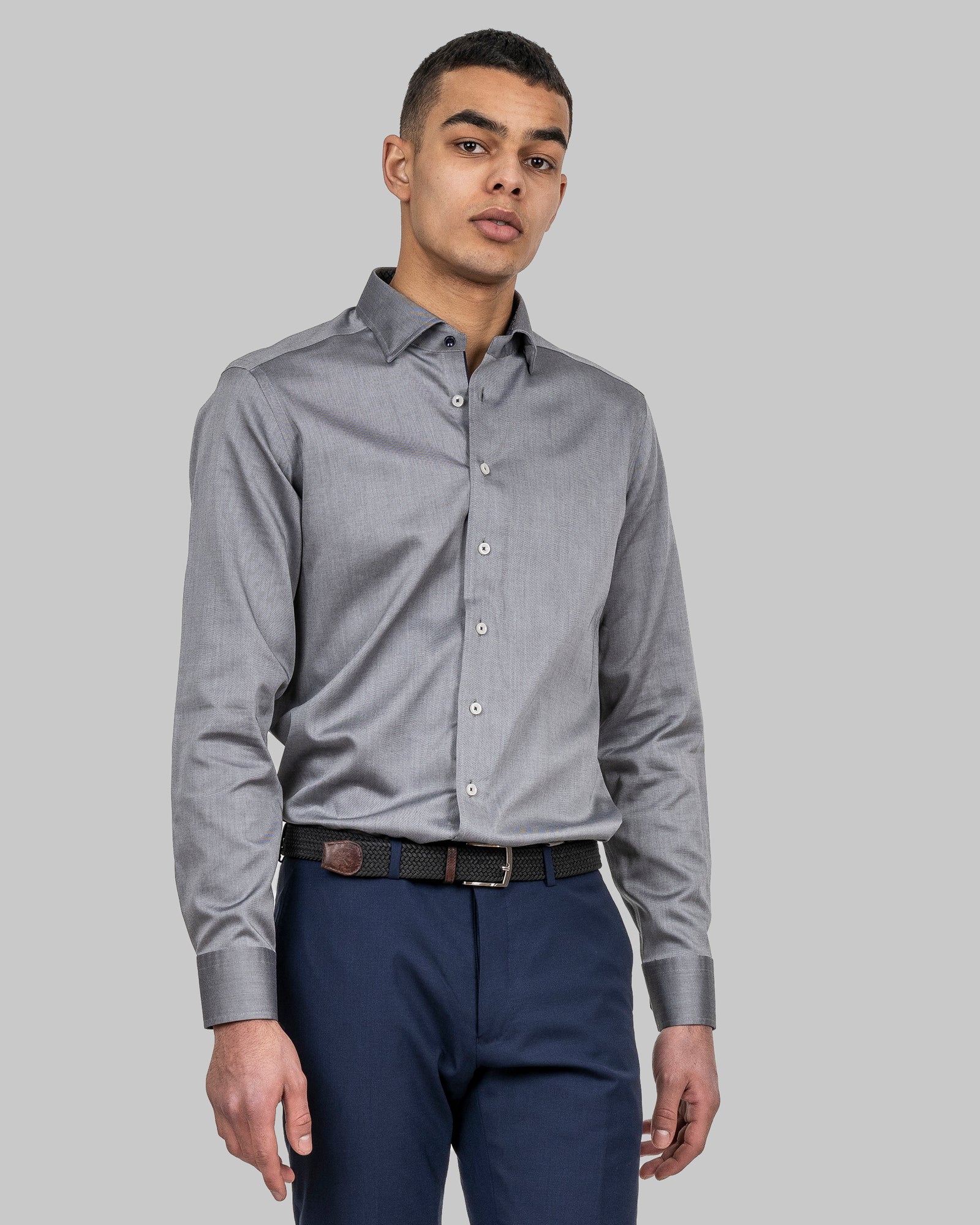 RB122 Twill Slim Grey