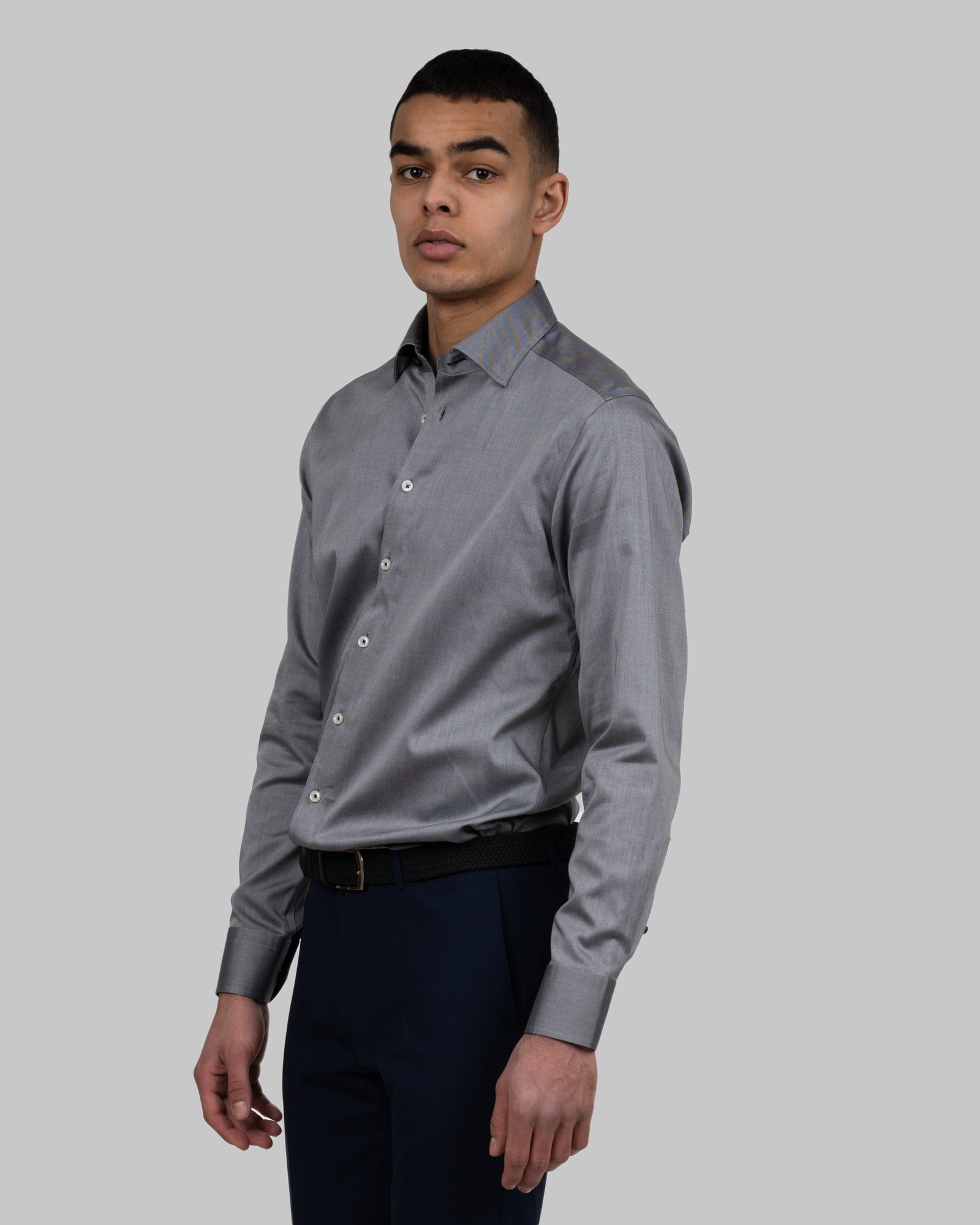 RB122 Twill Slim Grey