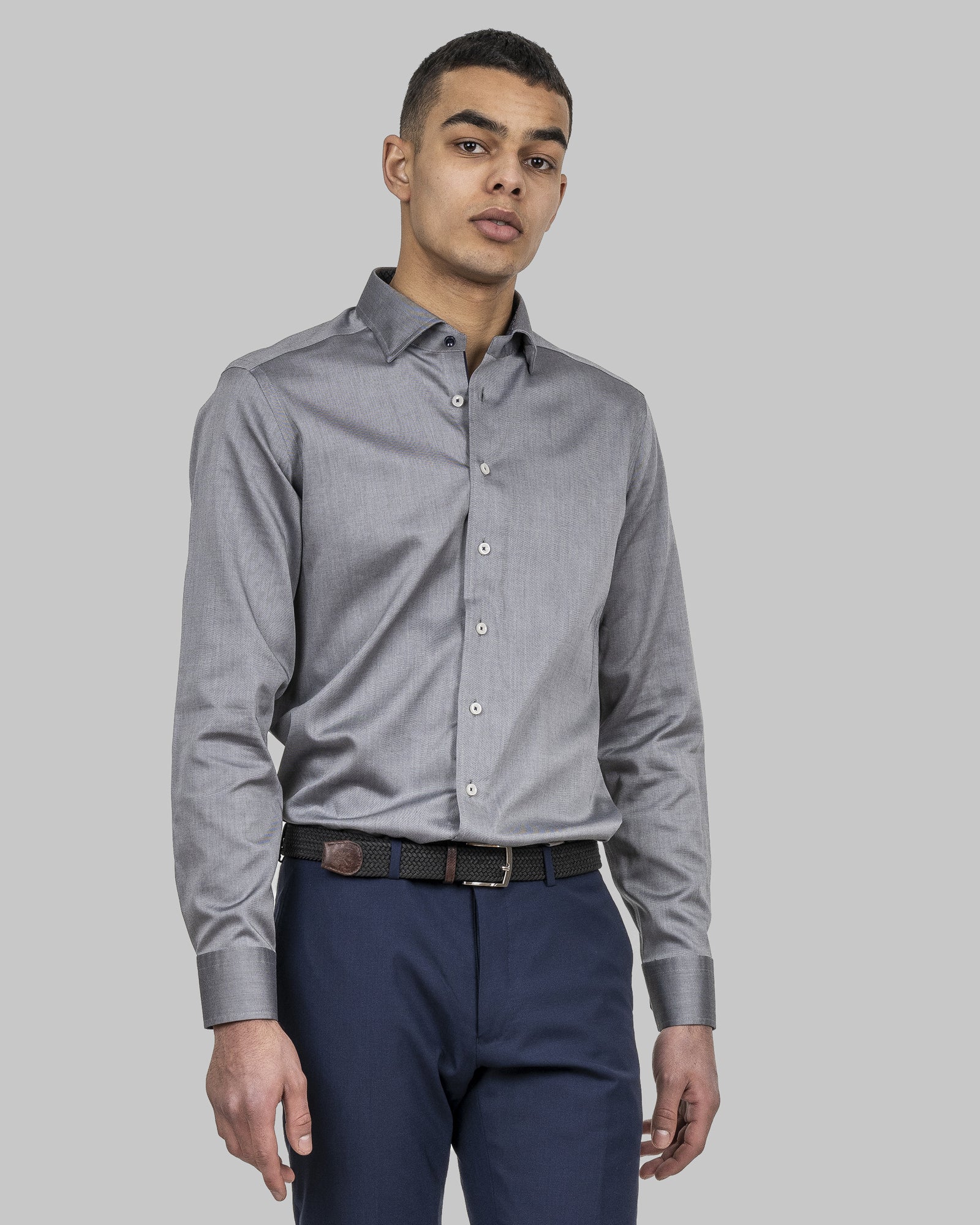 RB122 Twill Slim Grey