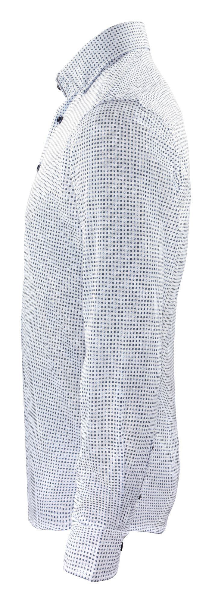IB131 Pique Knit Slim Sky Blue Print