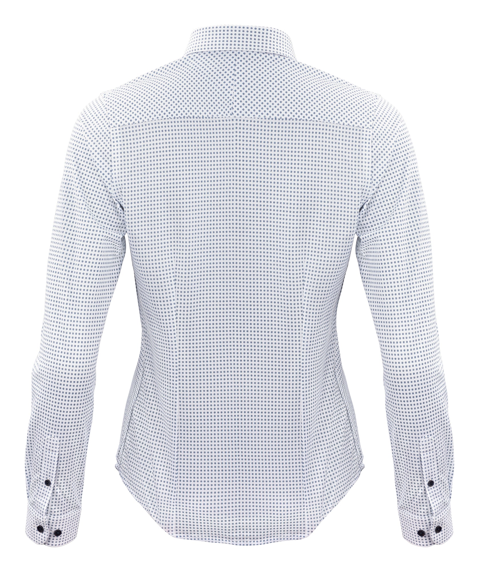 IB131 Pique Knit Woman Sky Blue Print