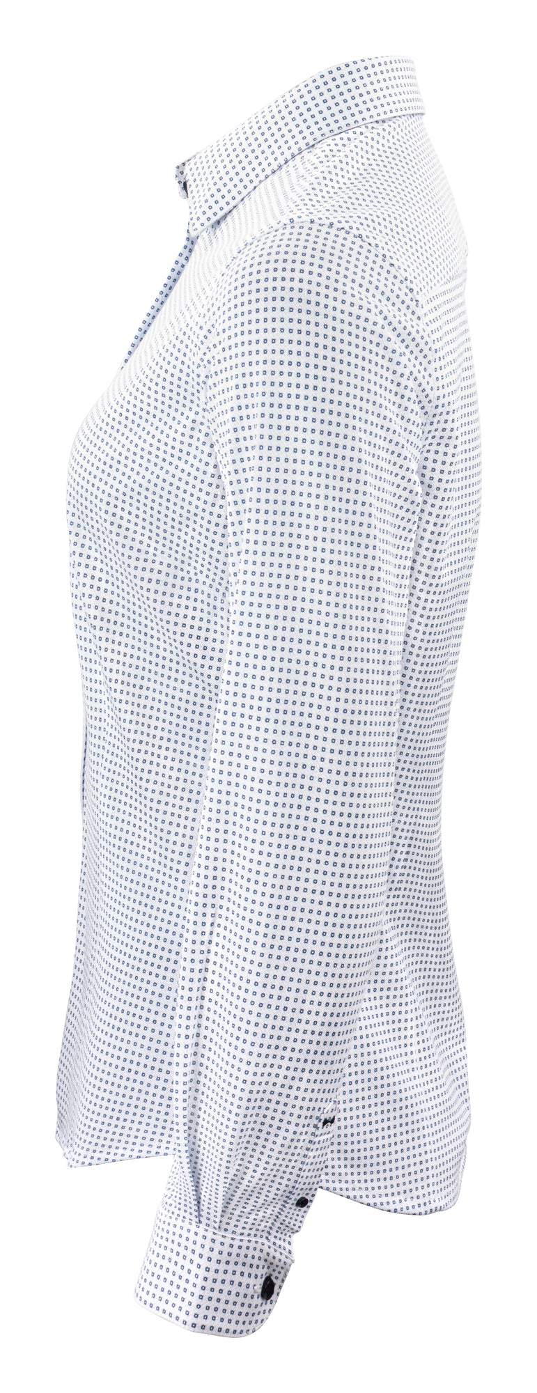 IB131 Pique Knit Woman Sky Blue Print