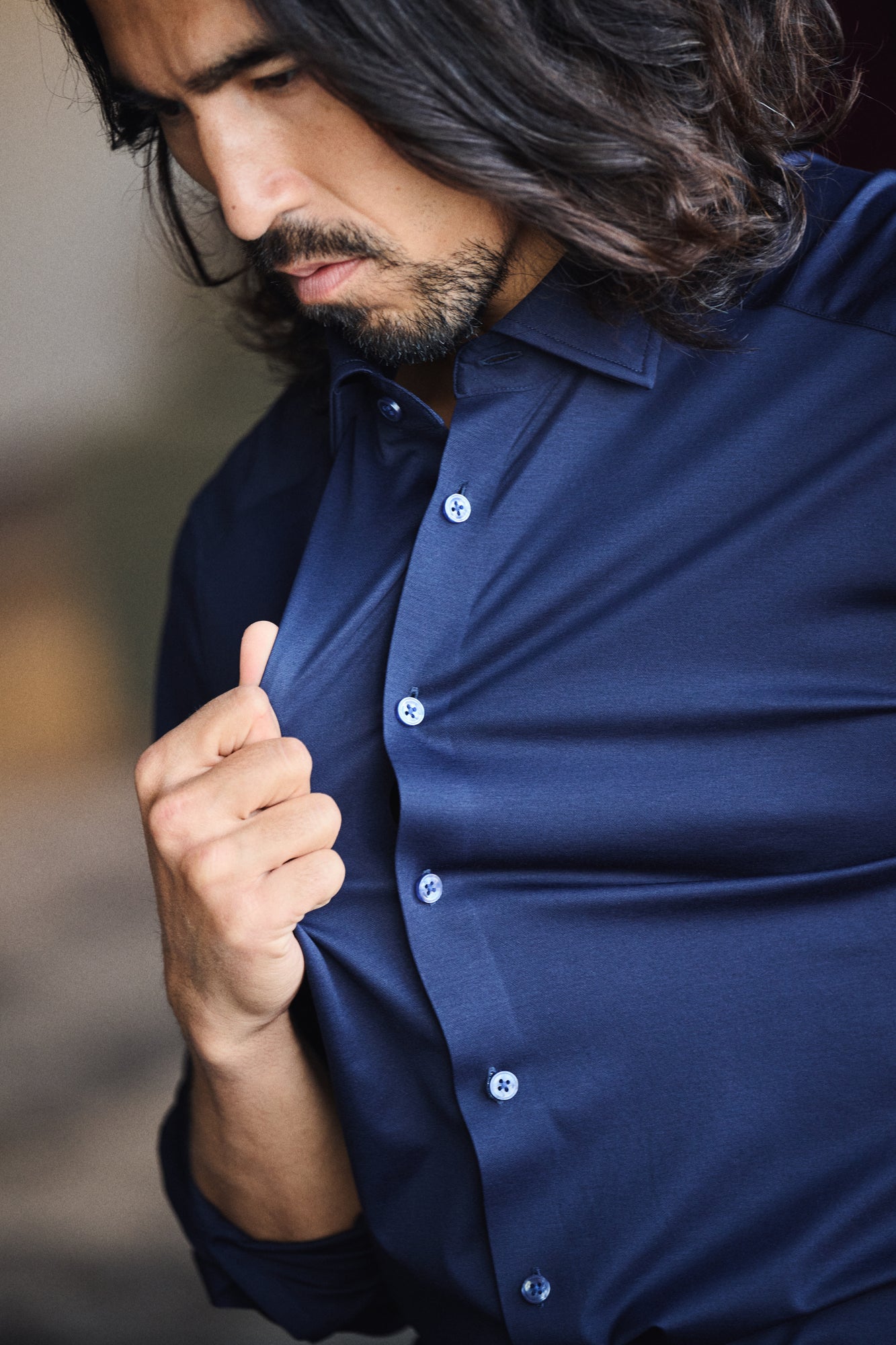 IB132 Interlock Knit Slim Black
