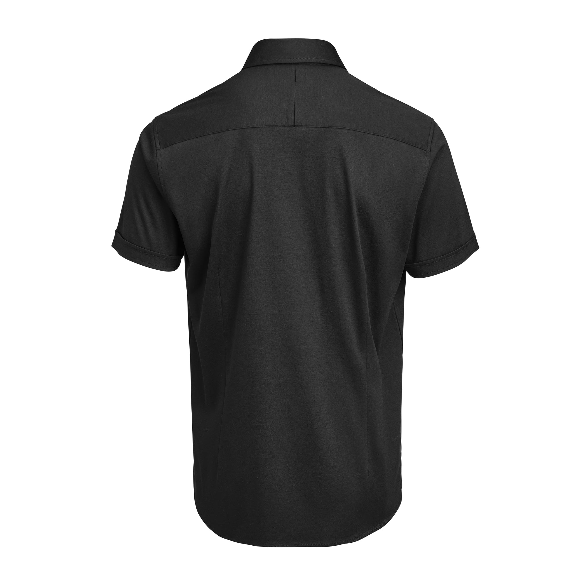 IB132 Interlock Knit S/S Regular Black