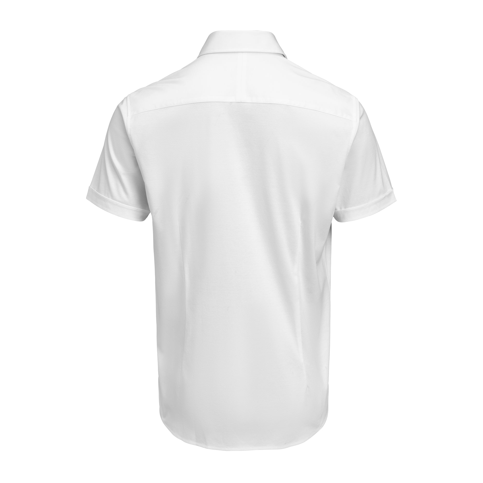 IB132 Interlock Knit S/S Slim White