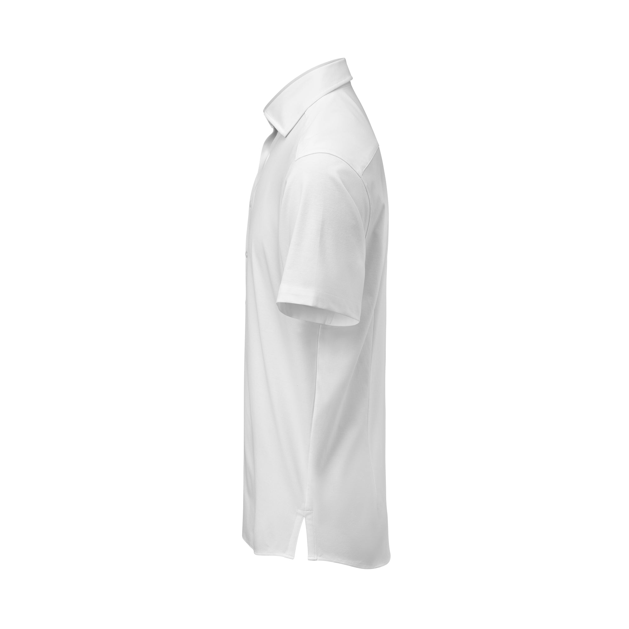 IB132 Interlock Knit S/S Slim White