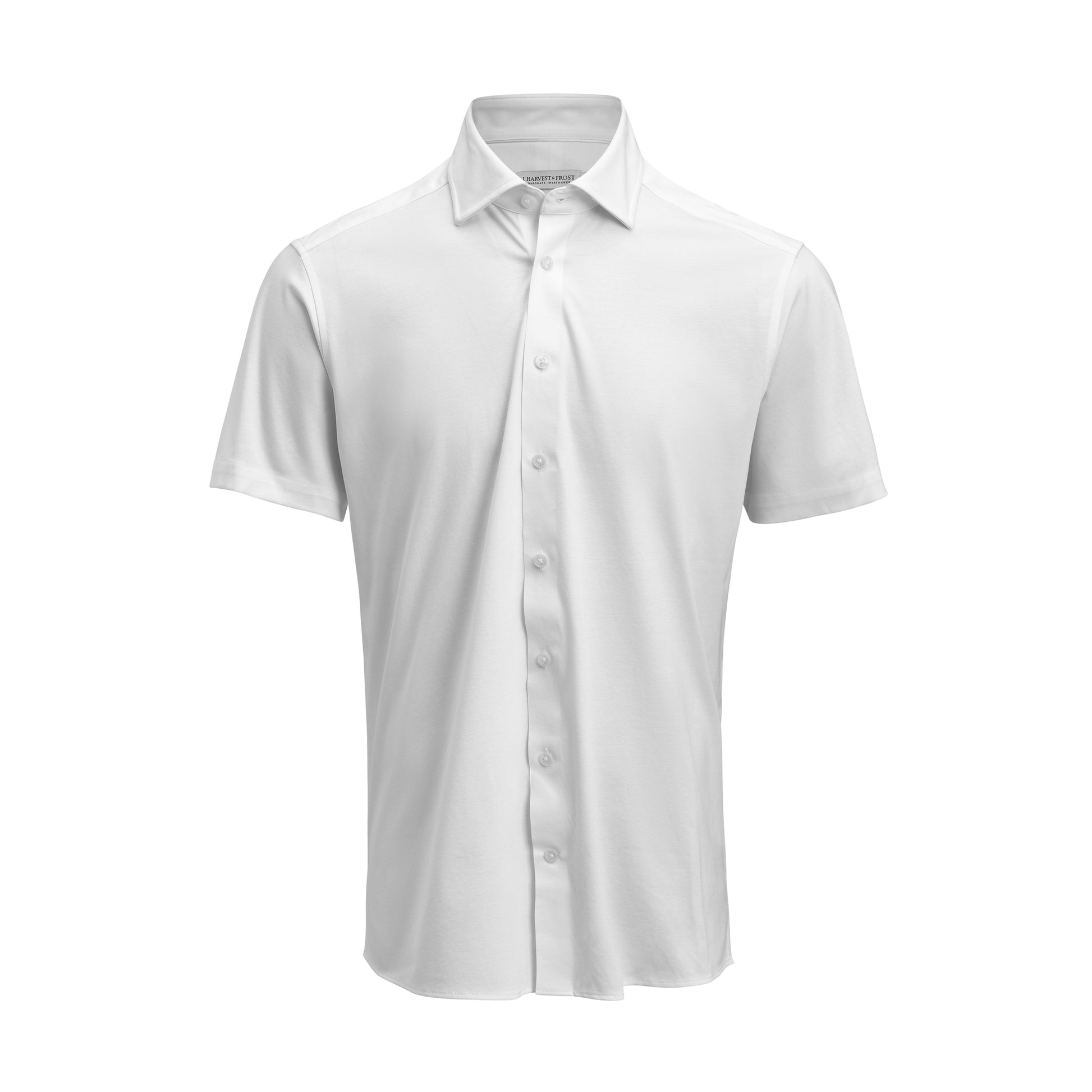 IB132 Interlock Knit S/S Slim White