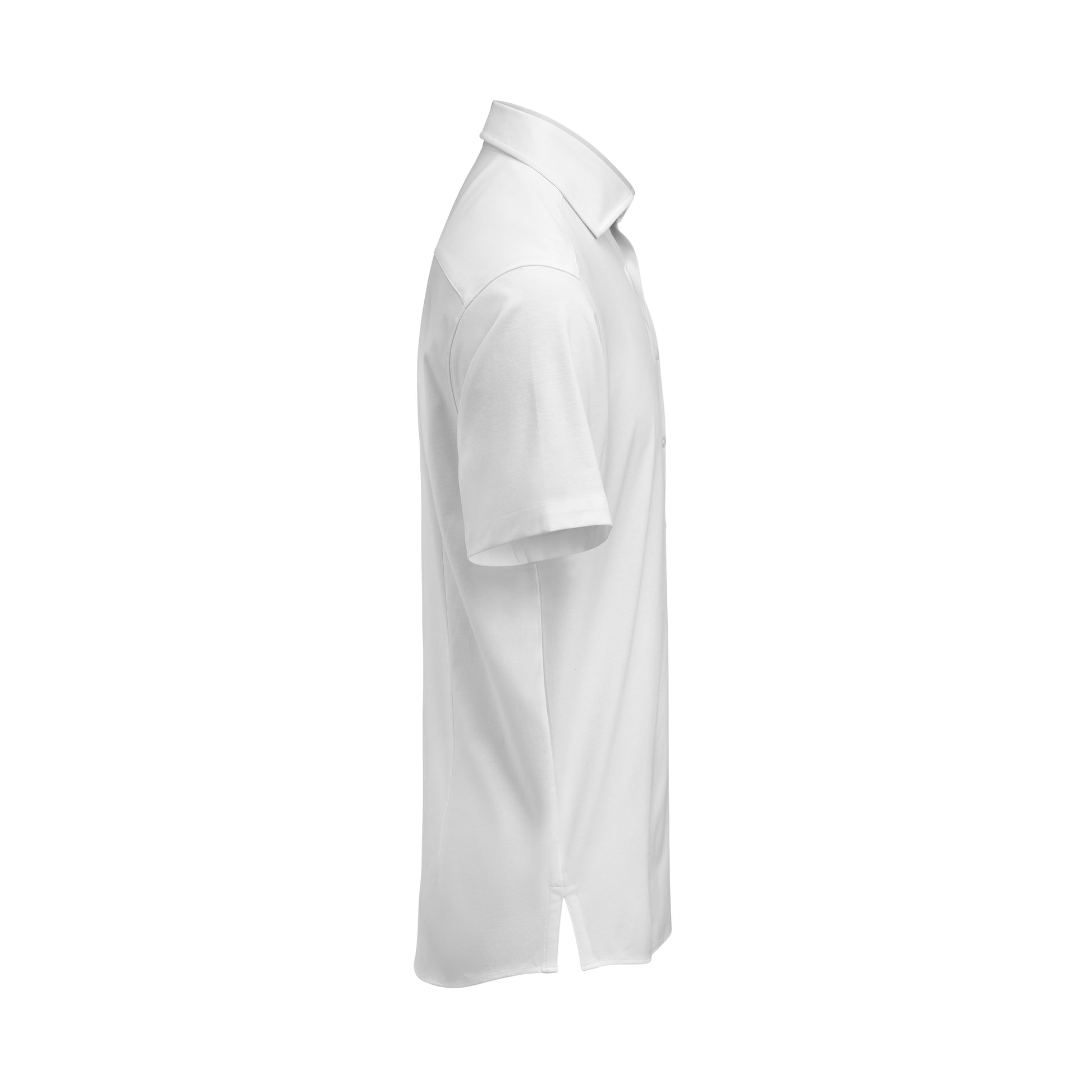 IB132 Interlock Knit S/S Slim White