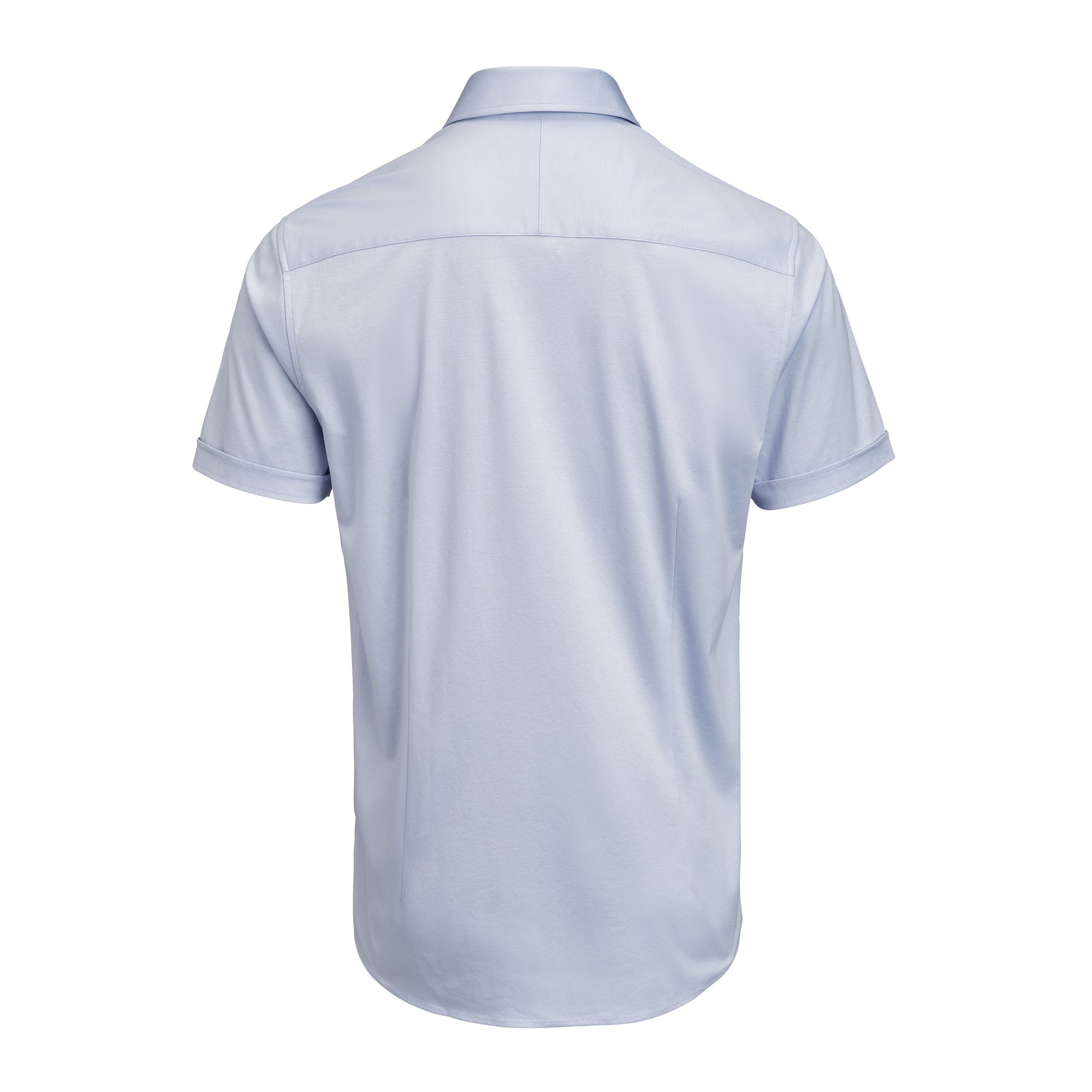 IB132 Interlock Knit S/S Slim Sky Blue