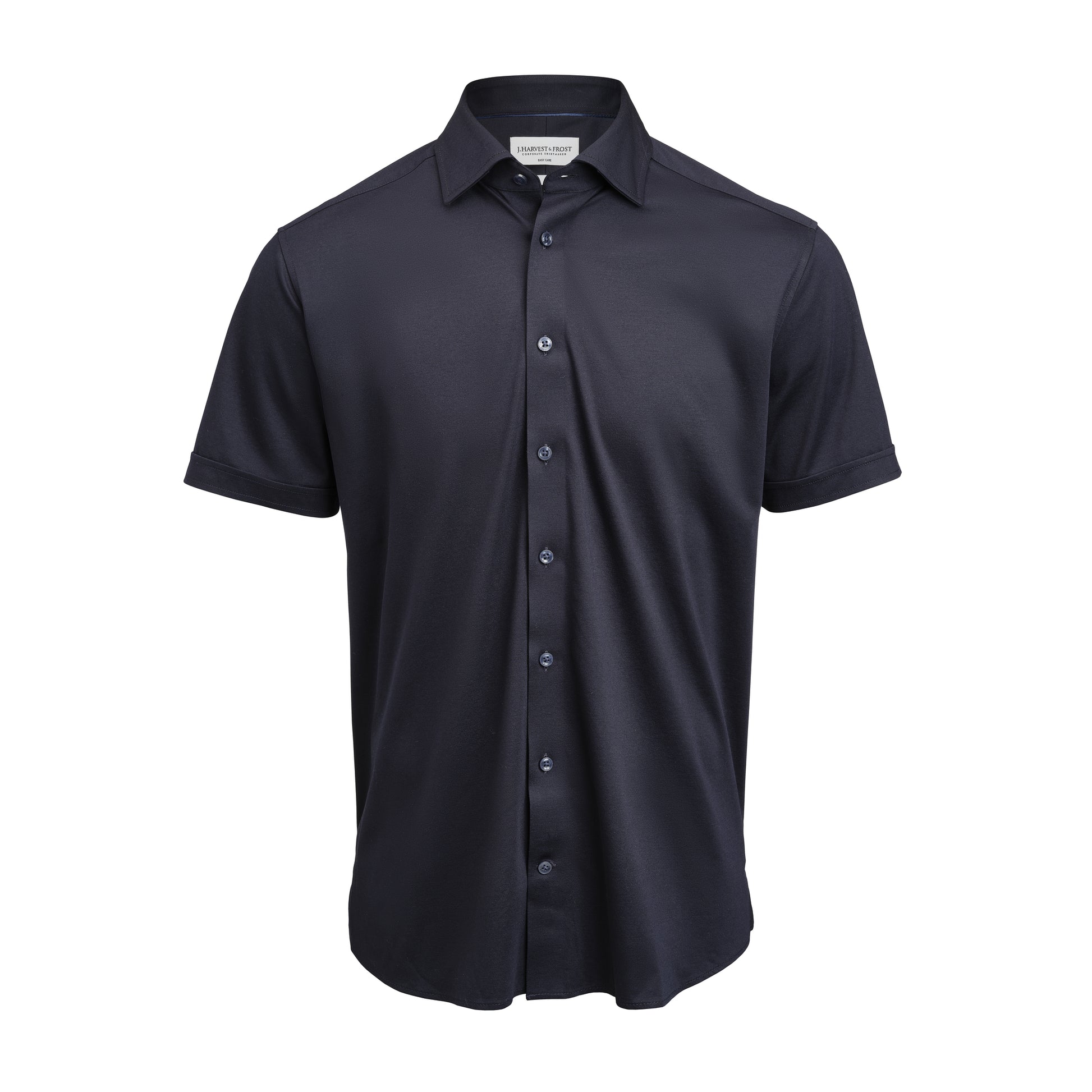 IB132 Interlock Knit S/S Slim Navy