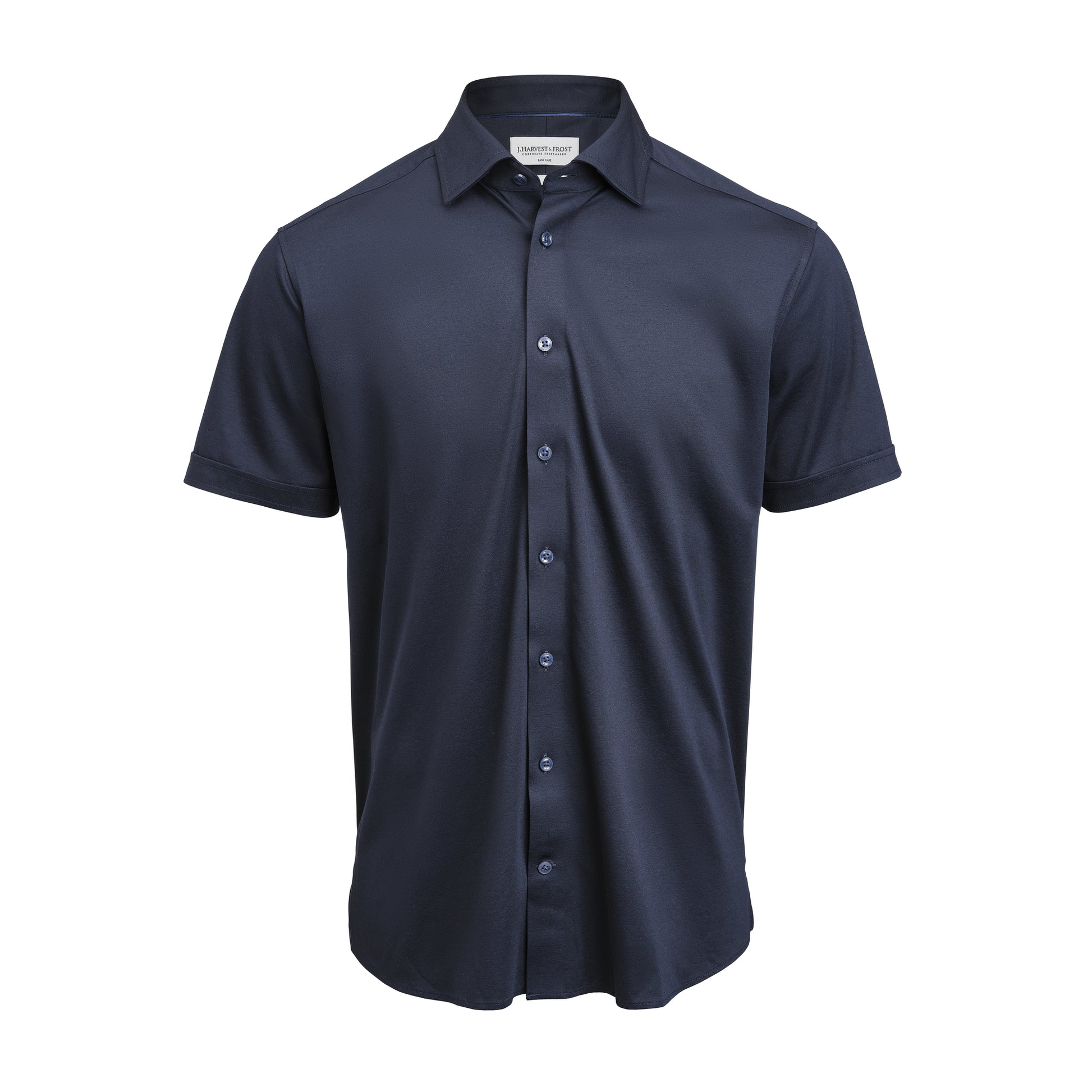 IB132 Interlock Knit S/S Slim Navy