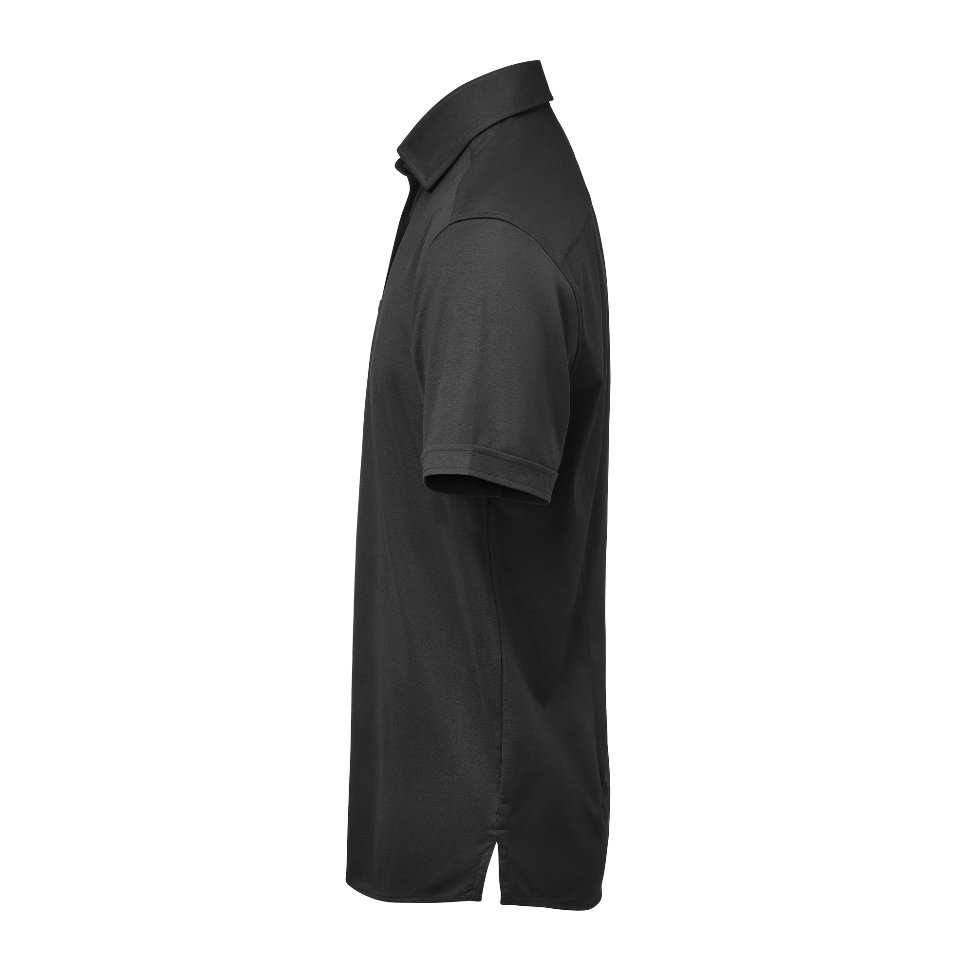 IB132 Interlock Knit S/S Slim Black