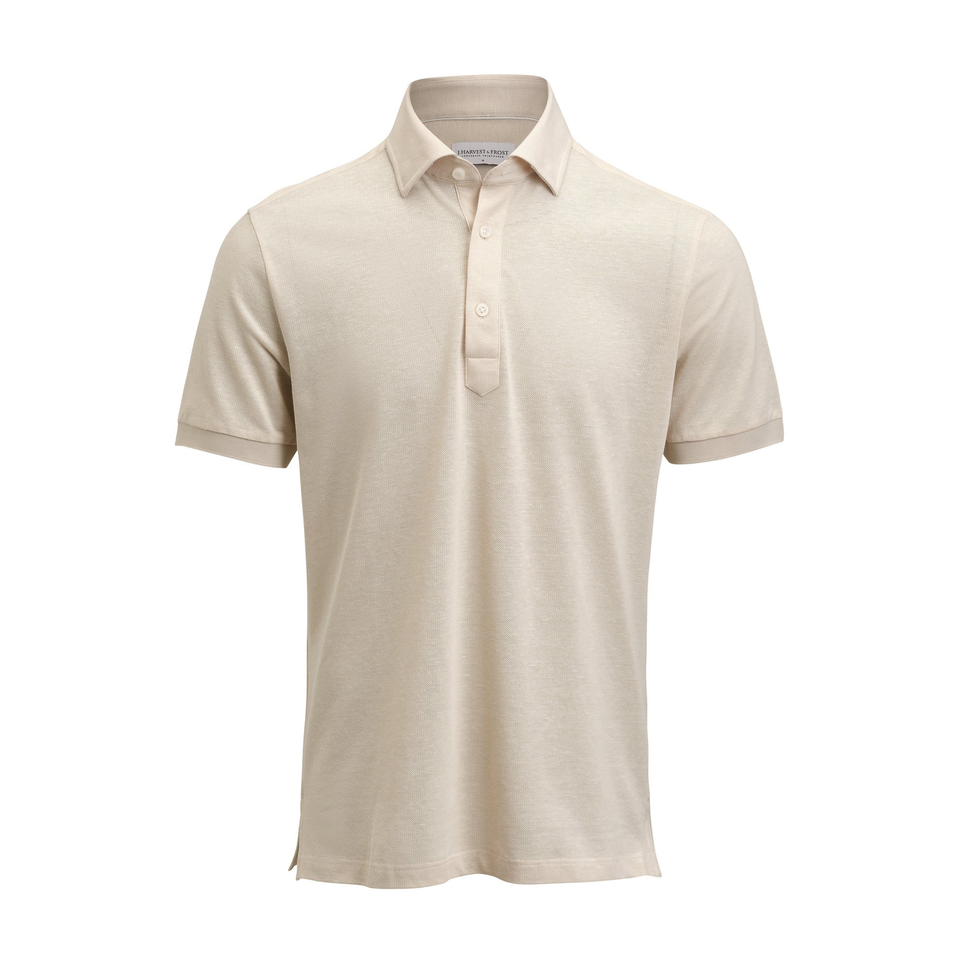 Indigo Bow 133 S/S Polo Tailored Fit Sand