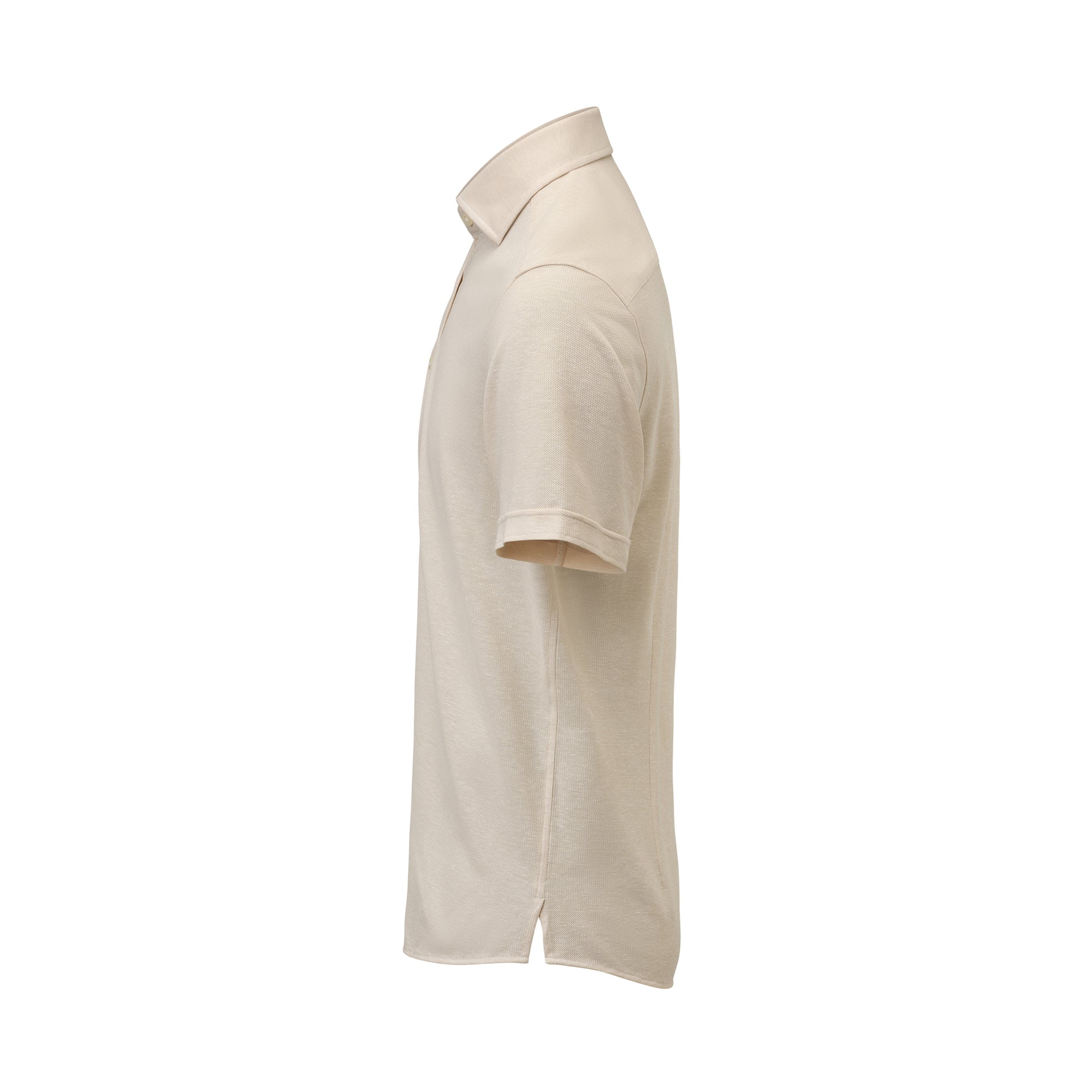 Indigo Bow 133 S/S Shirt Tailored Fit Sand