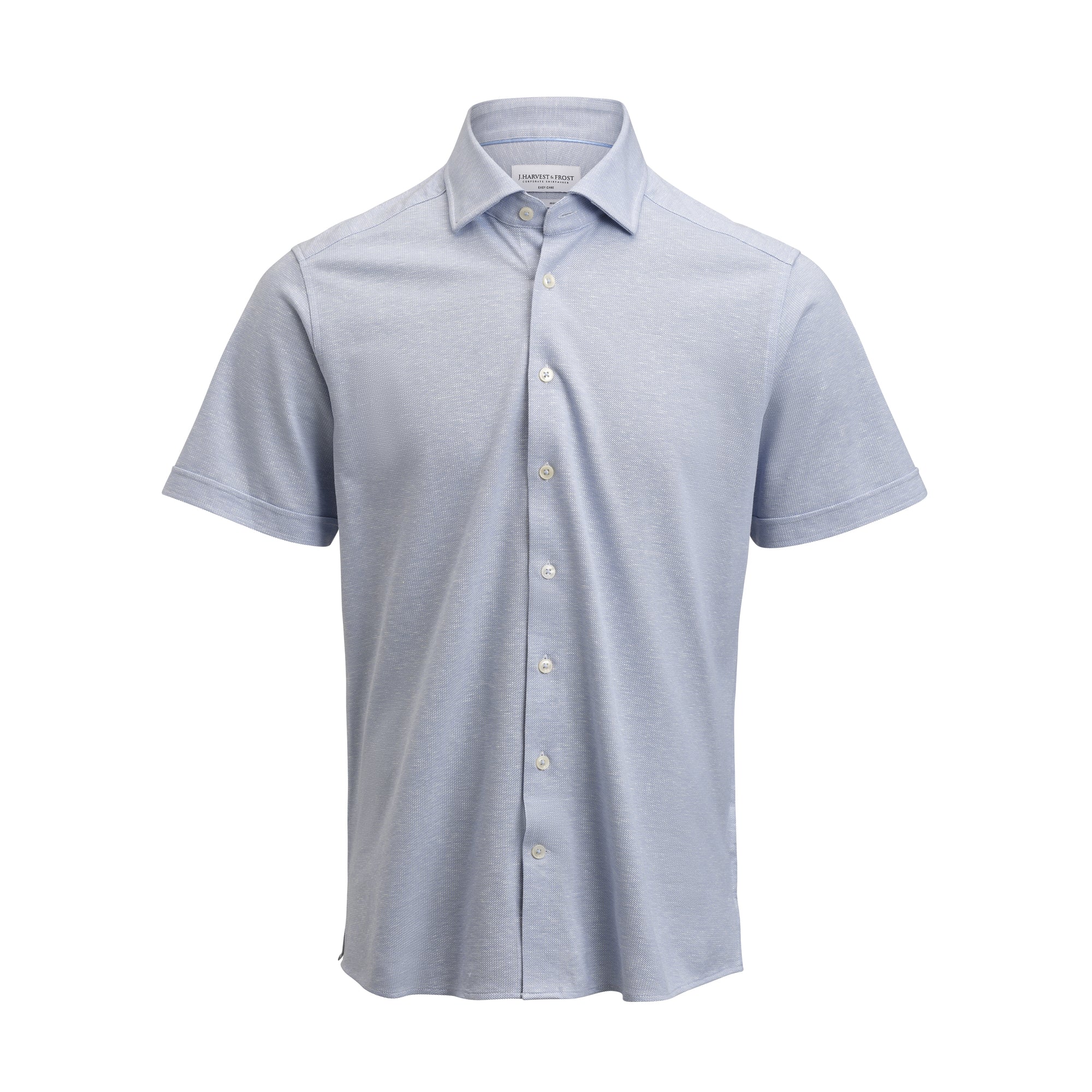 Indigo Bow 133 S/S Shirt Tailored Fit Skyblue