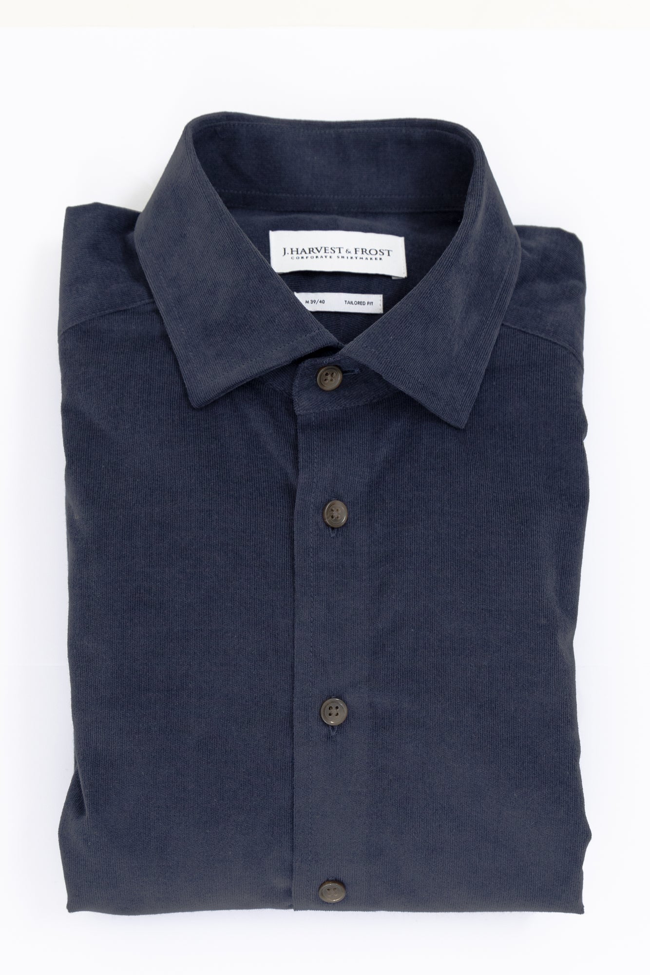 IB134 Micro Cord Tailored Dark Blue