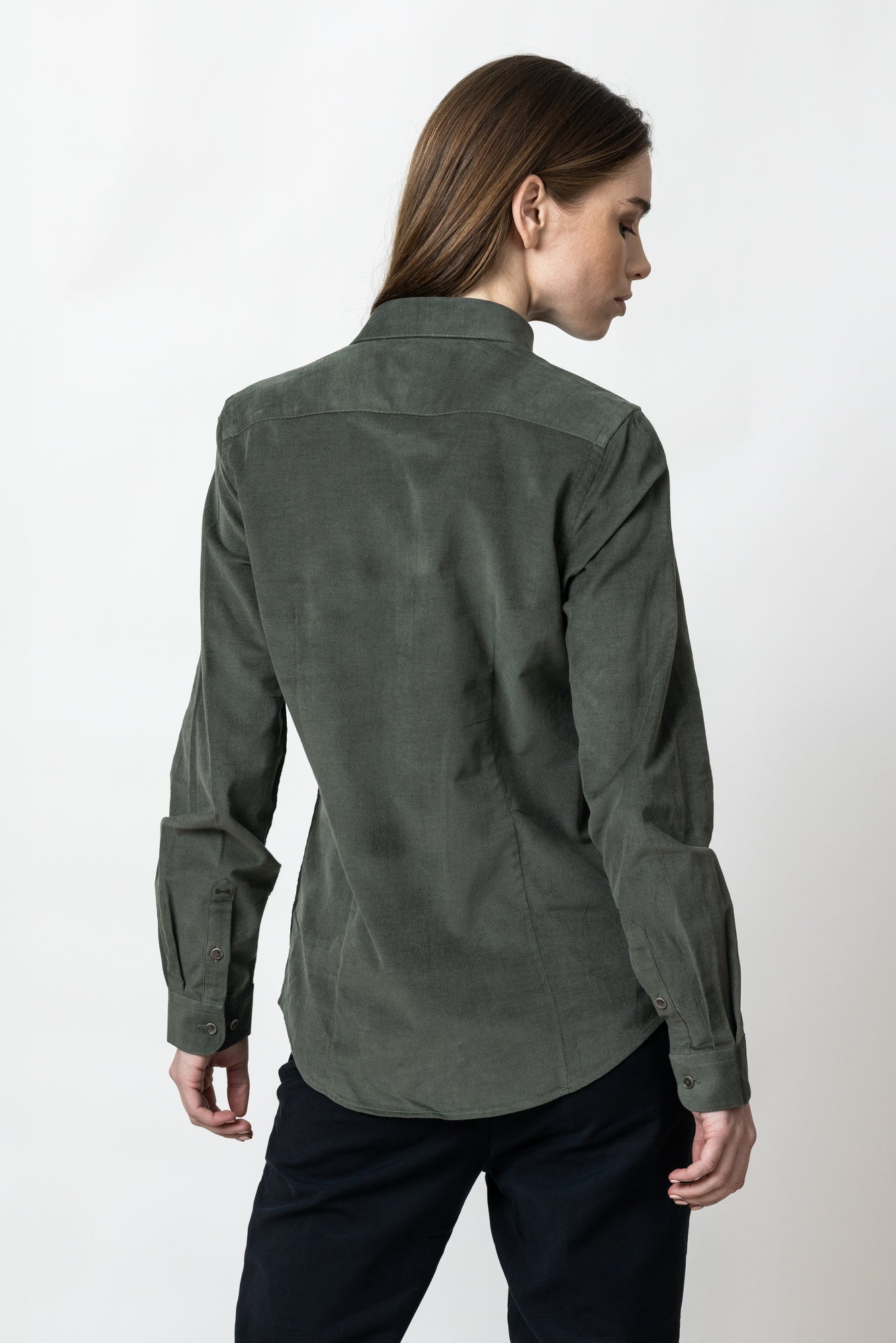 IB134 Micro Cord Woman Contemporary Green