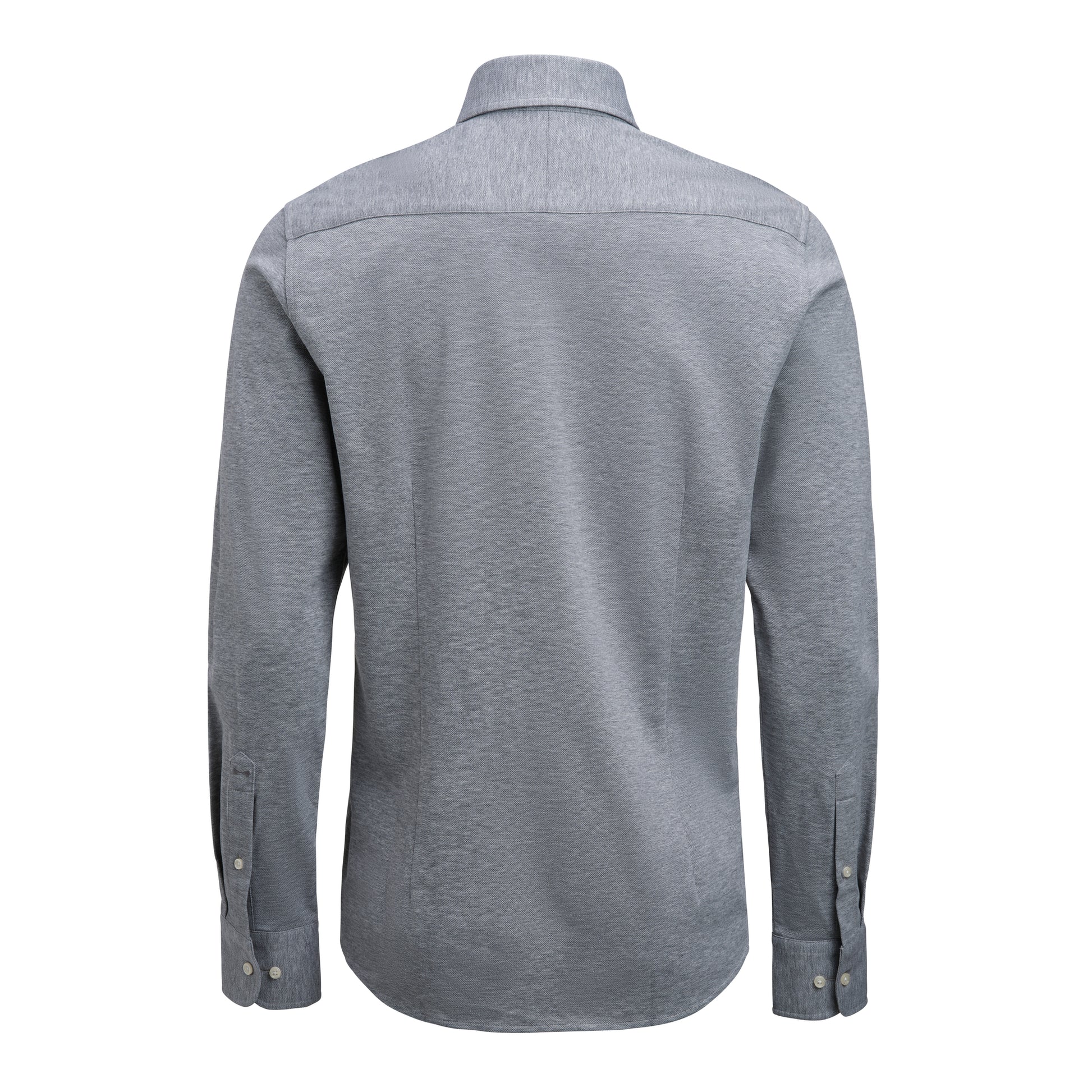 IB135 Pique Knit Regular Grey Melange