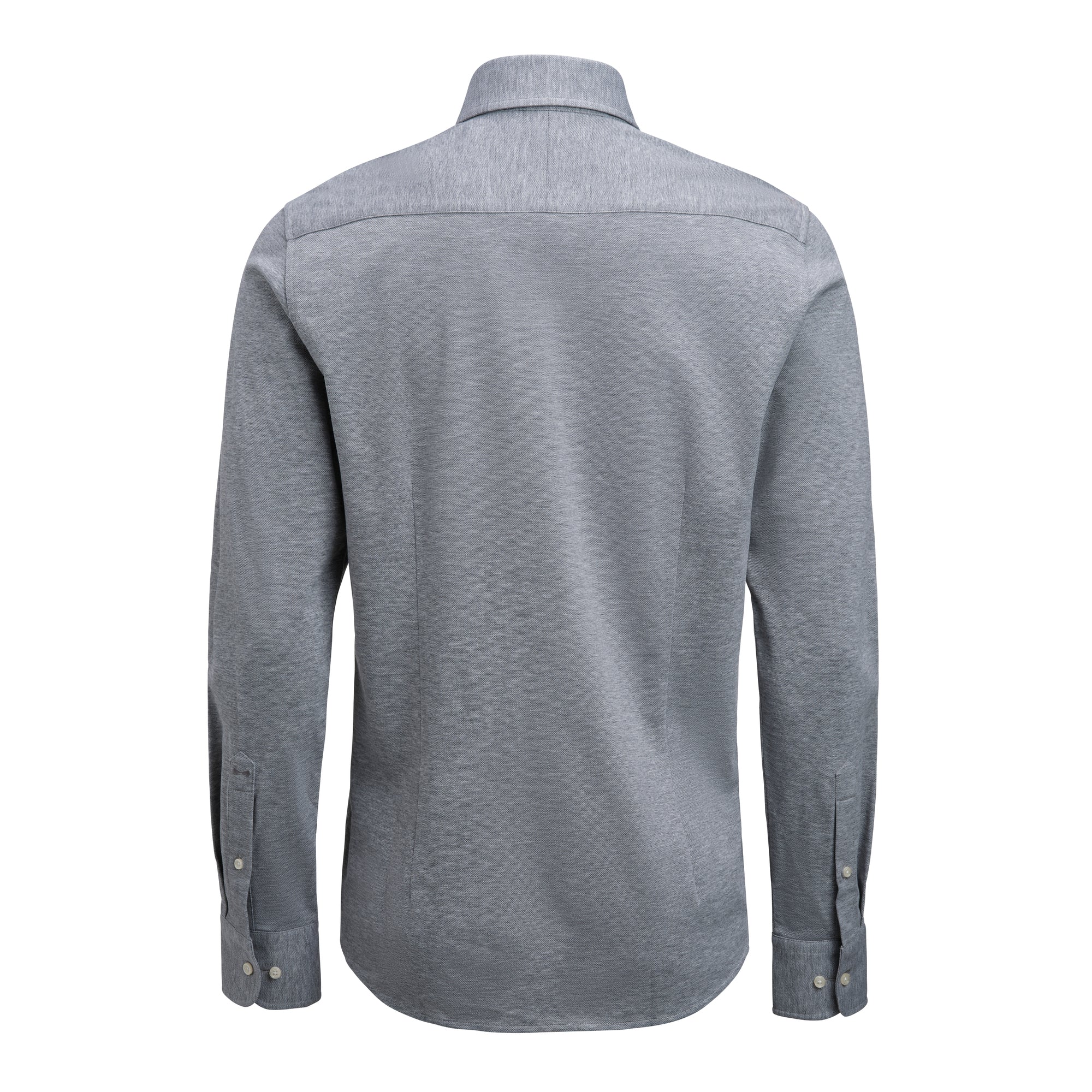 IB135 Pique Knit Regular Grey Melange