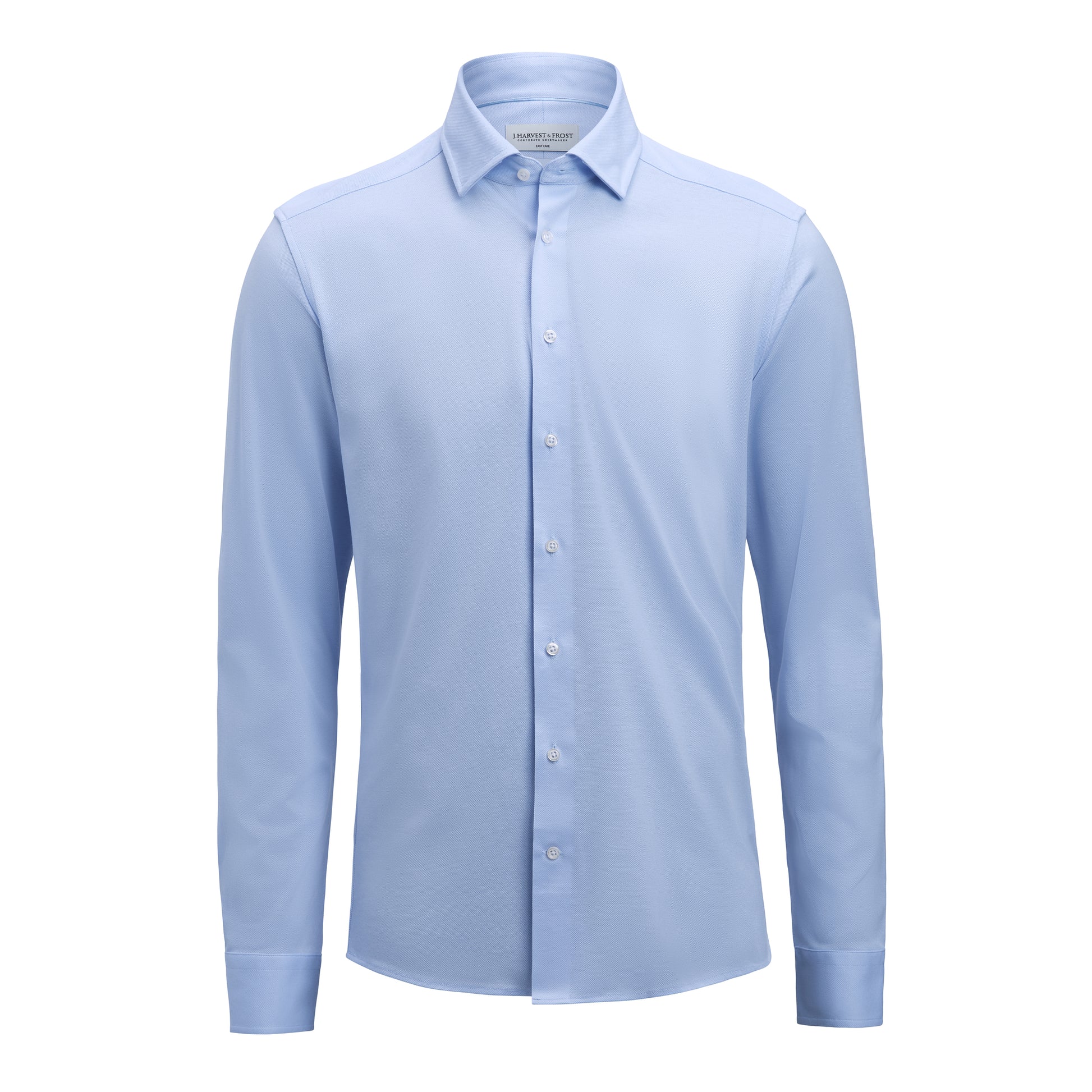 IB135 Pique Knit Slim Sky Blue