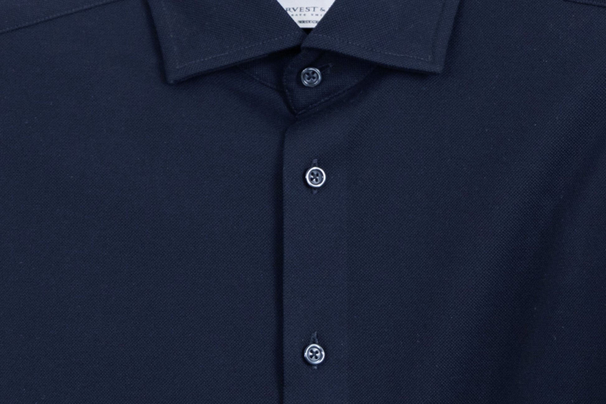 IB135 Pique Knit Slim Navy