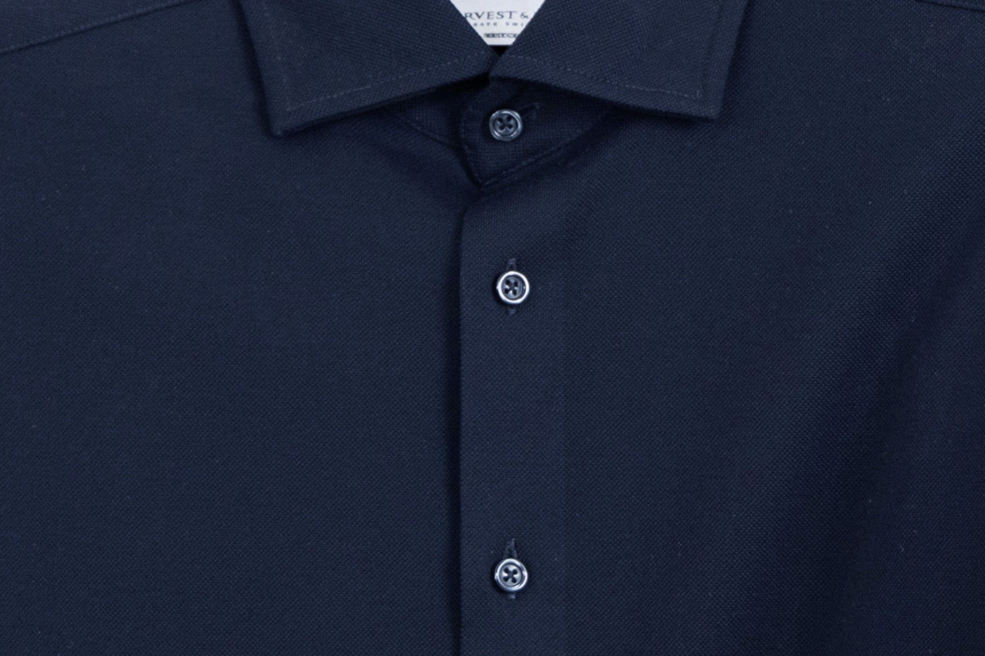 IB135 Pique Knit Slim Navy