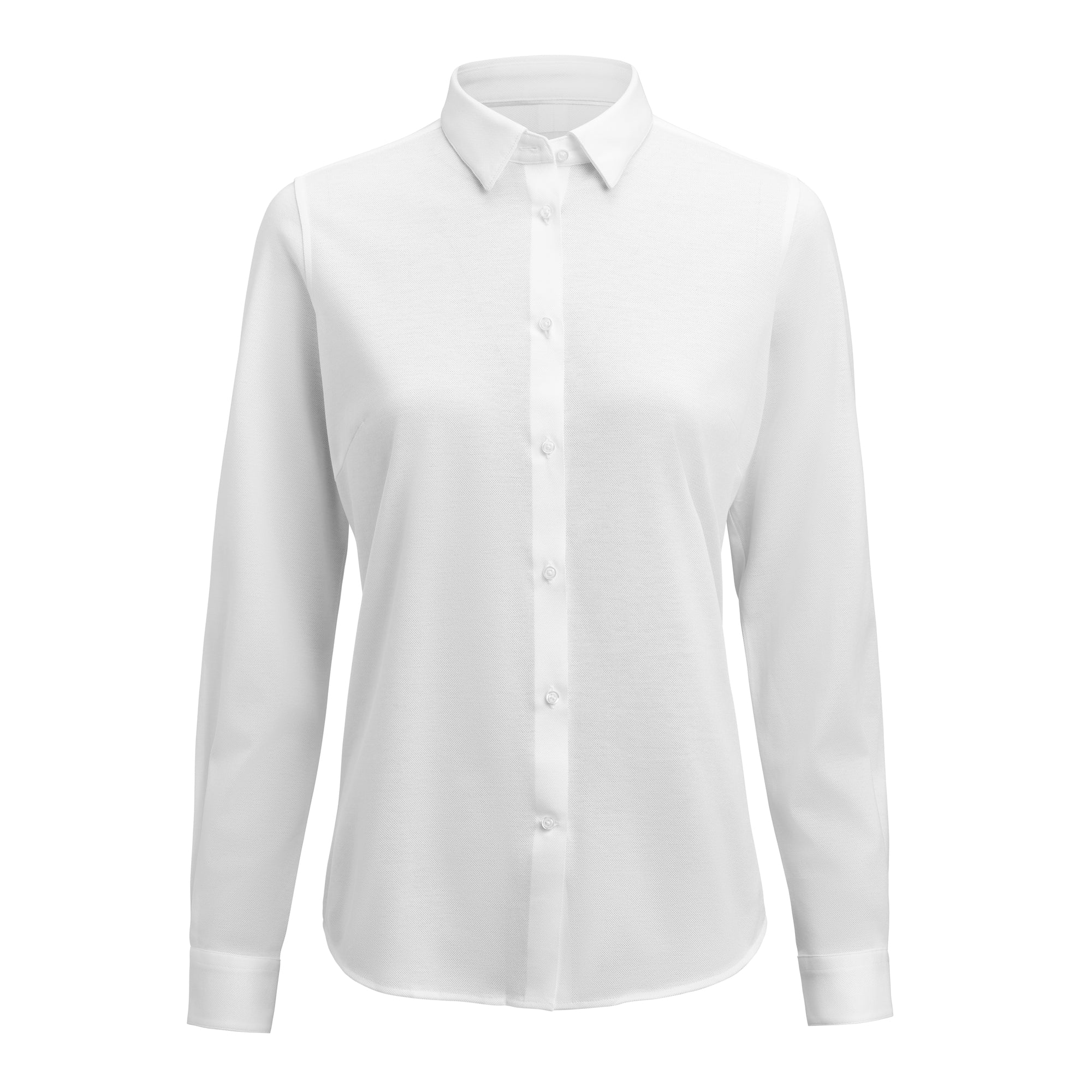 IB135 Pique Knit Woman Contemporary White