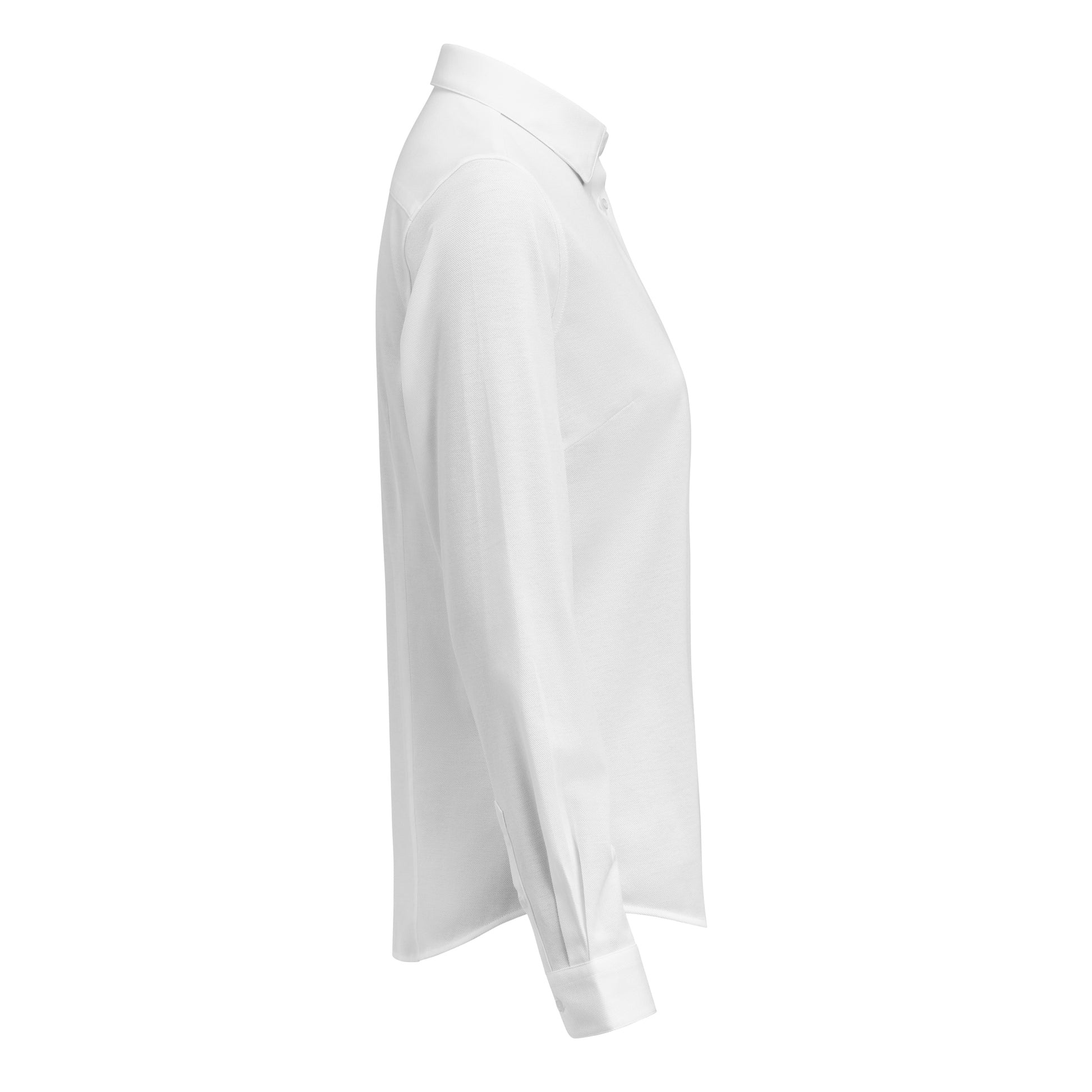 IB135 Pique Knit Woman Contemporary White