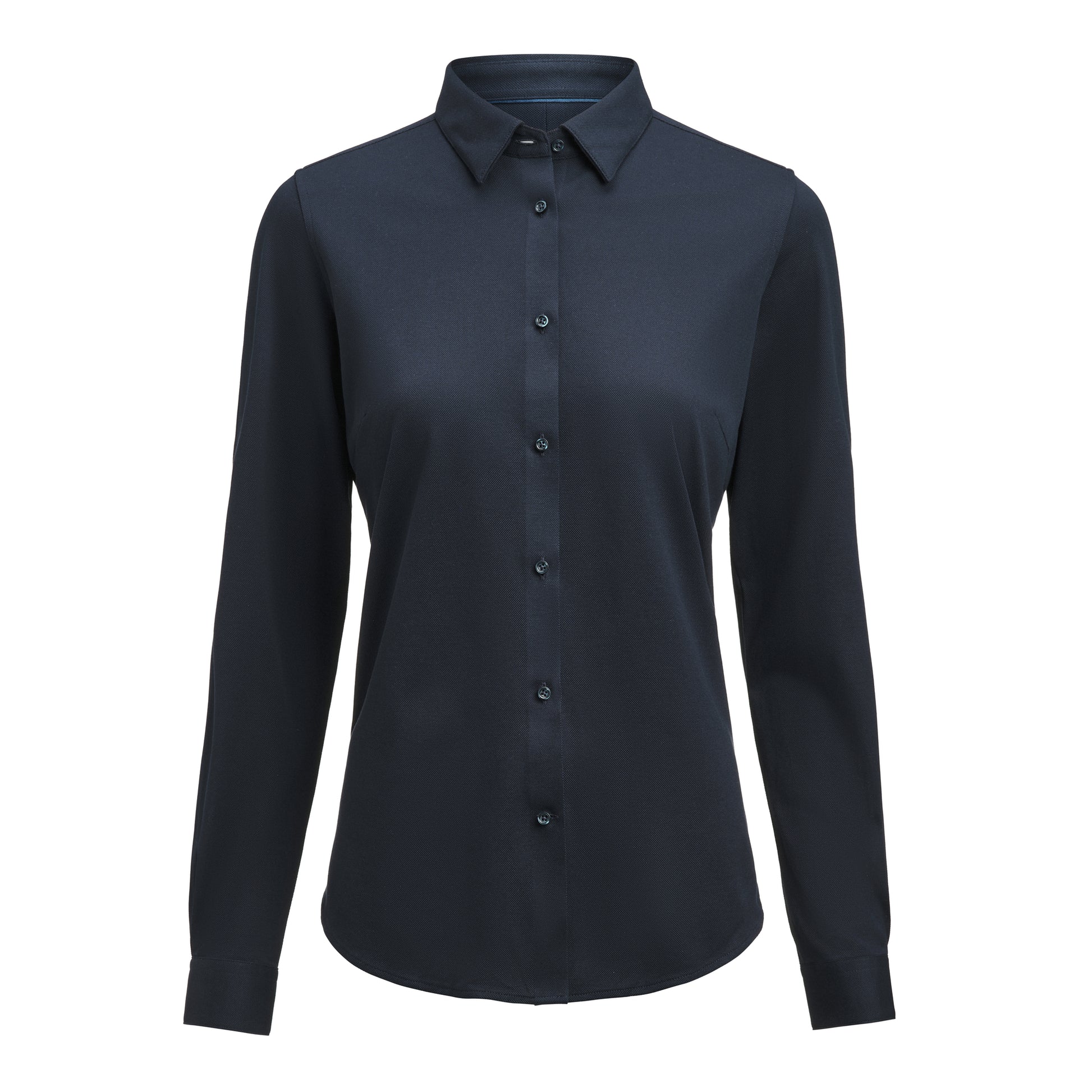 IB135 Pique Knit Woman Contemporary Navy