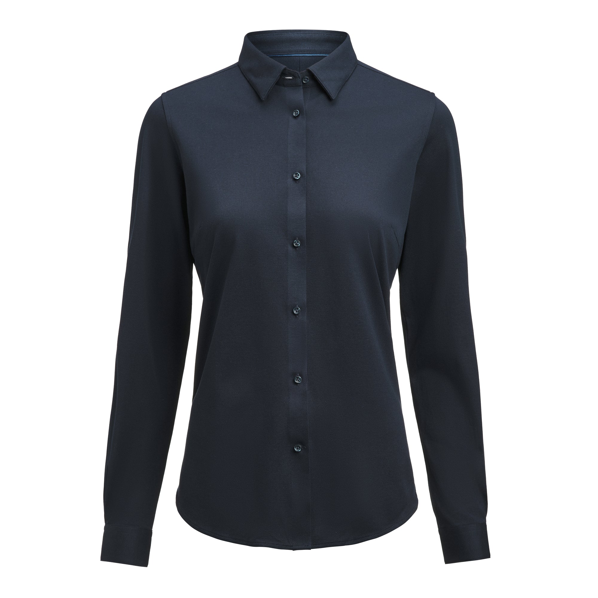 IB135 Pique Knit Woman Contemporary Navy