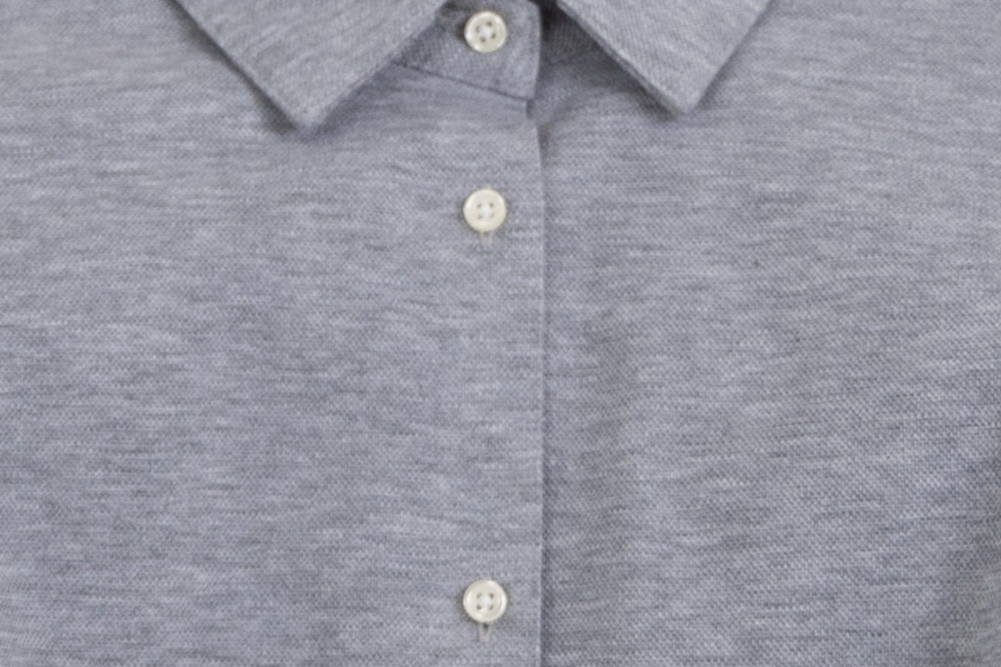 IB135 Pique Knit Woman Contemporary Grey Melange