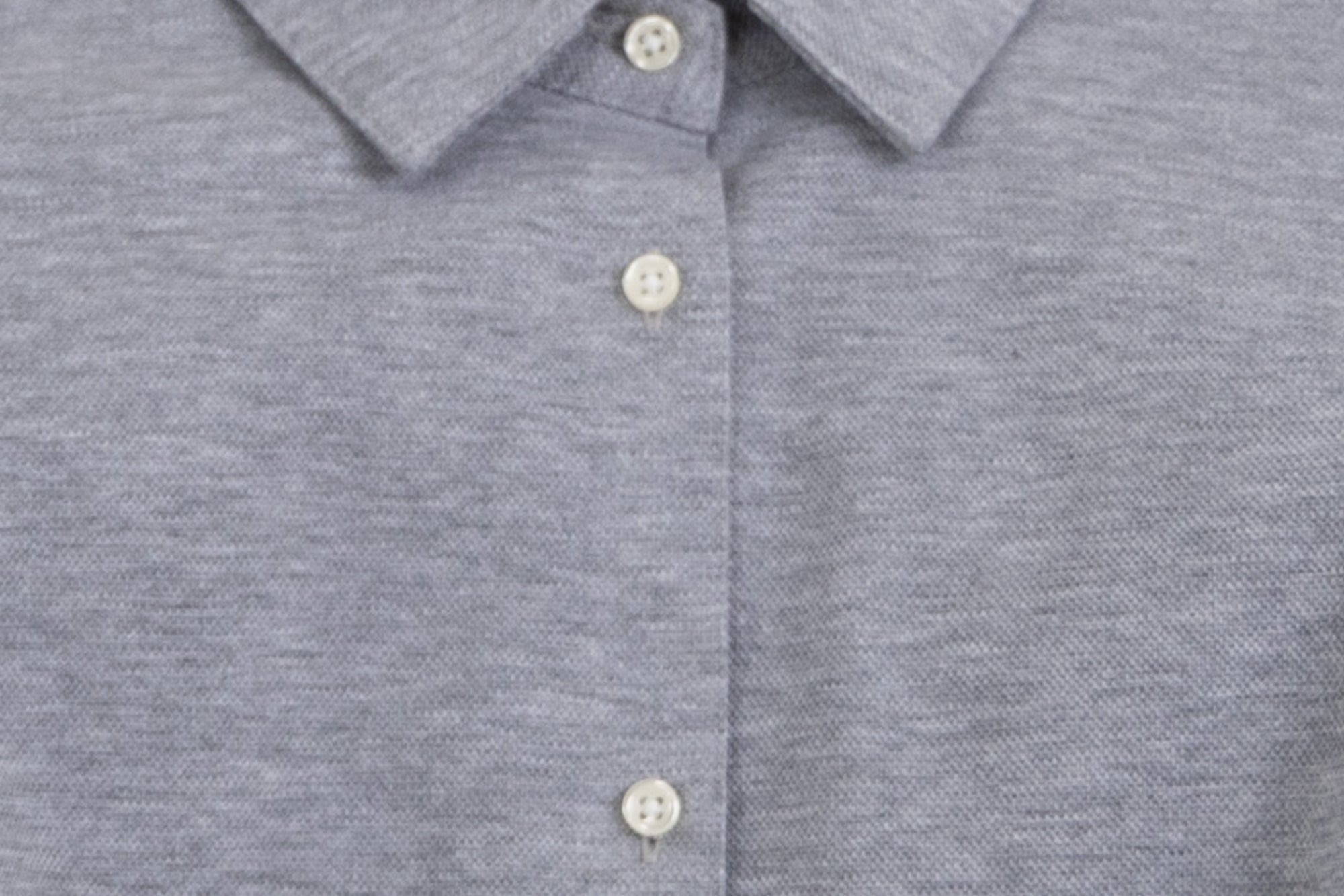IB135 Pique Knit Woman Contemporary Grey Melange