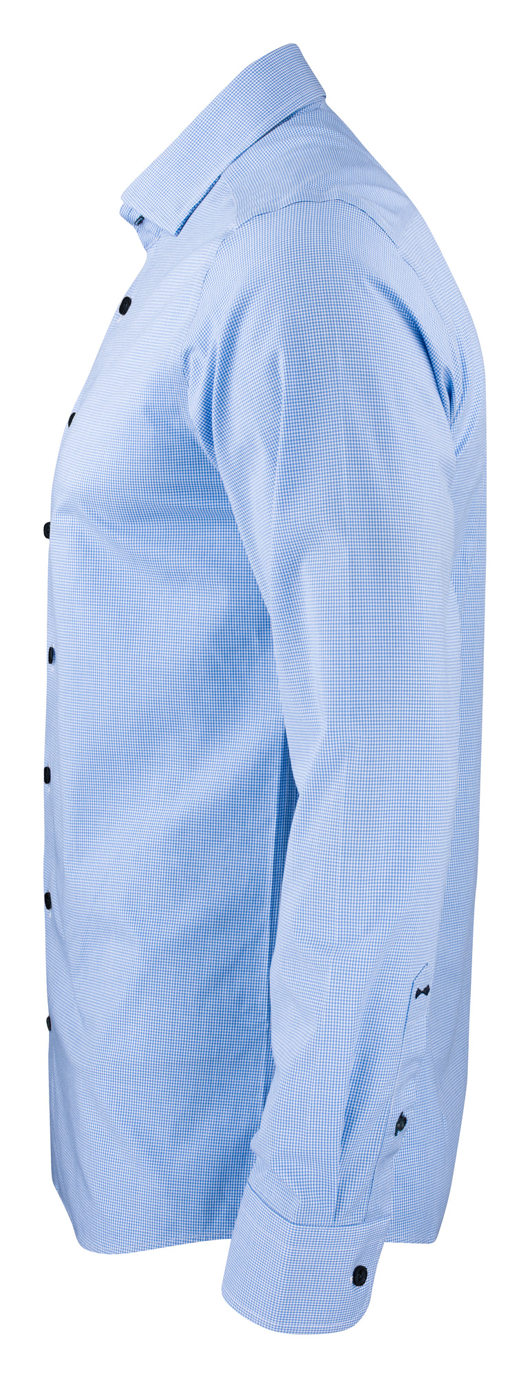 JH&F Purple Bow 141 Slim Fit Blue Check