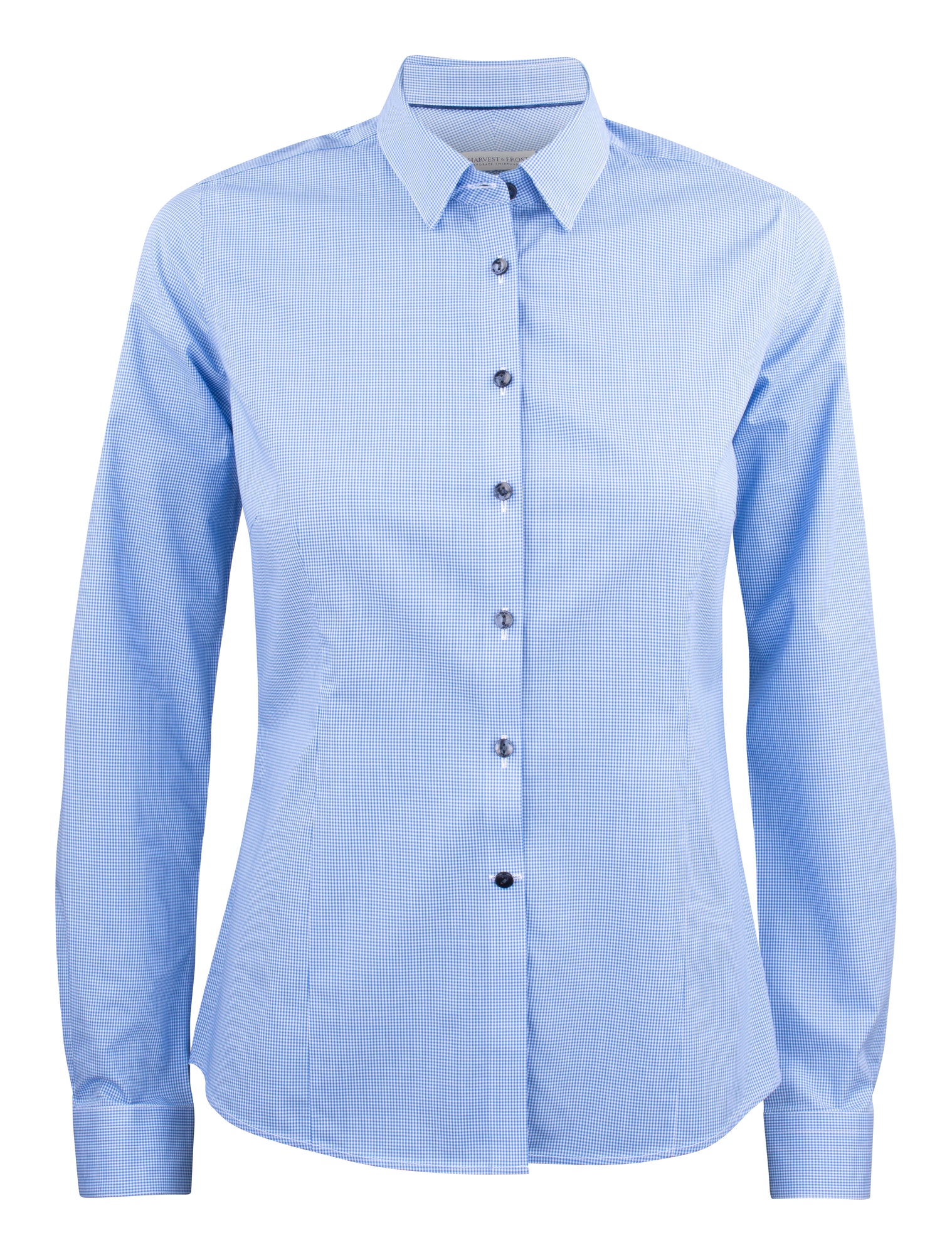 JH&F Purple Bow 141 Women Blue Check