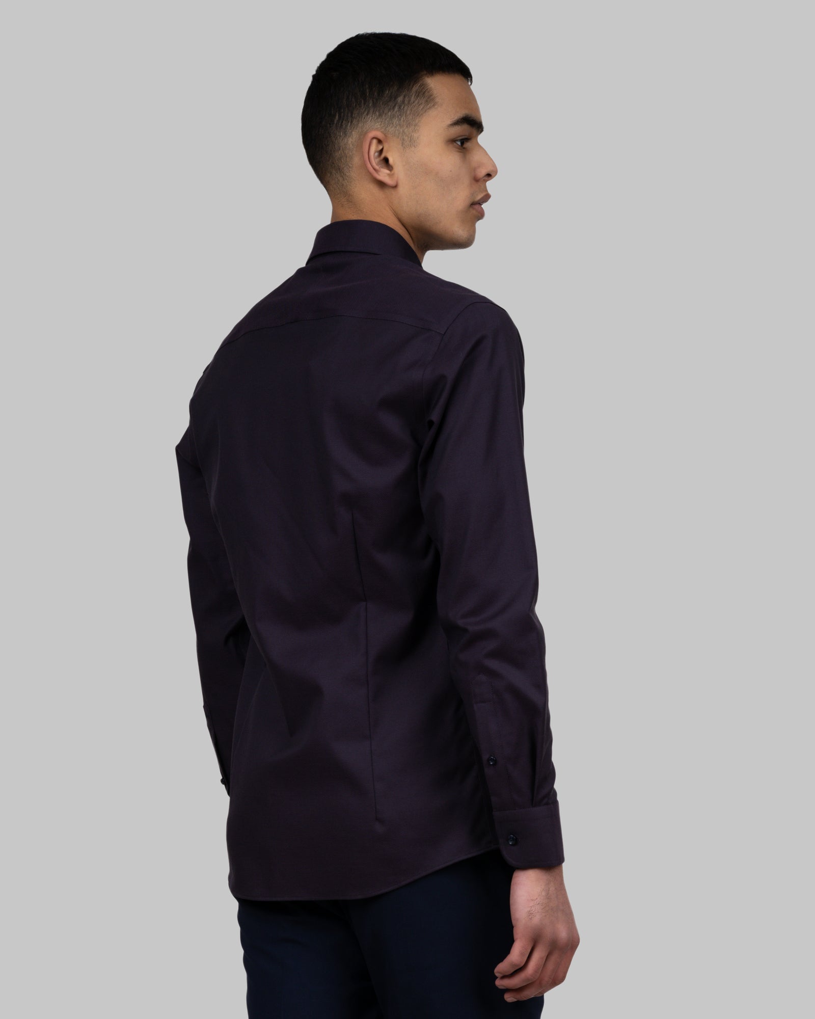 PB142 Oxford Slim Purple