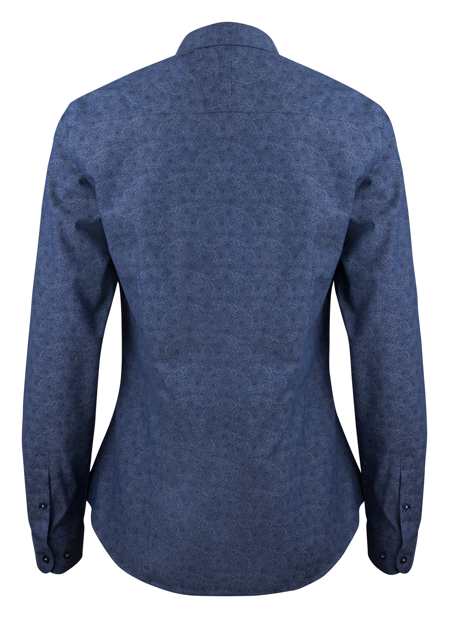 PB143 Twill Woman Indigo Paisley
