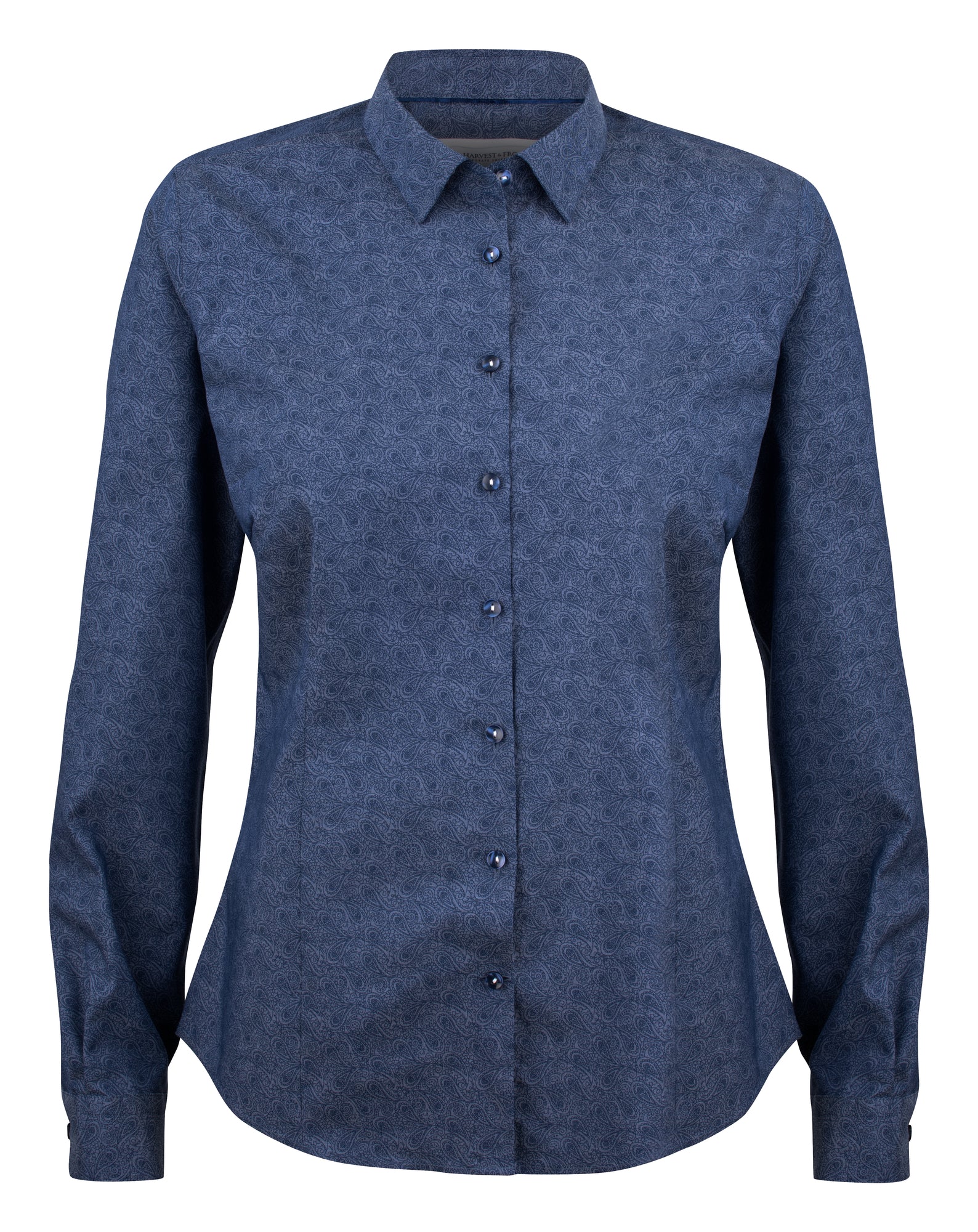 PB143 Twill Woman Indigo Paisley