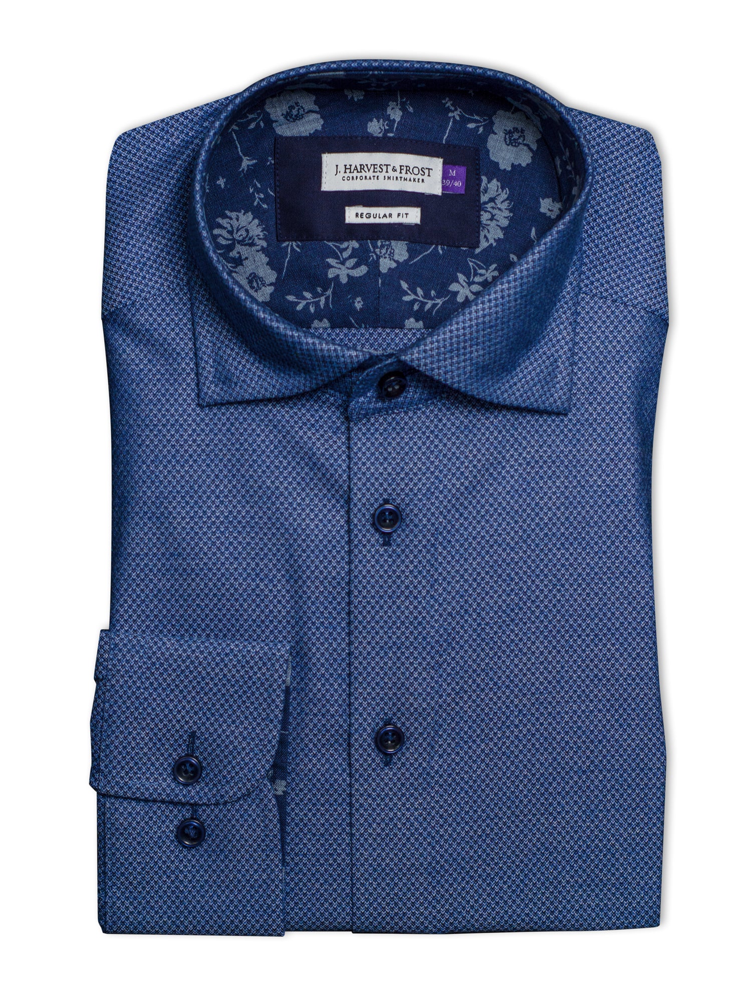 PB144 Brushed Jacquard Regular Indigo