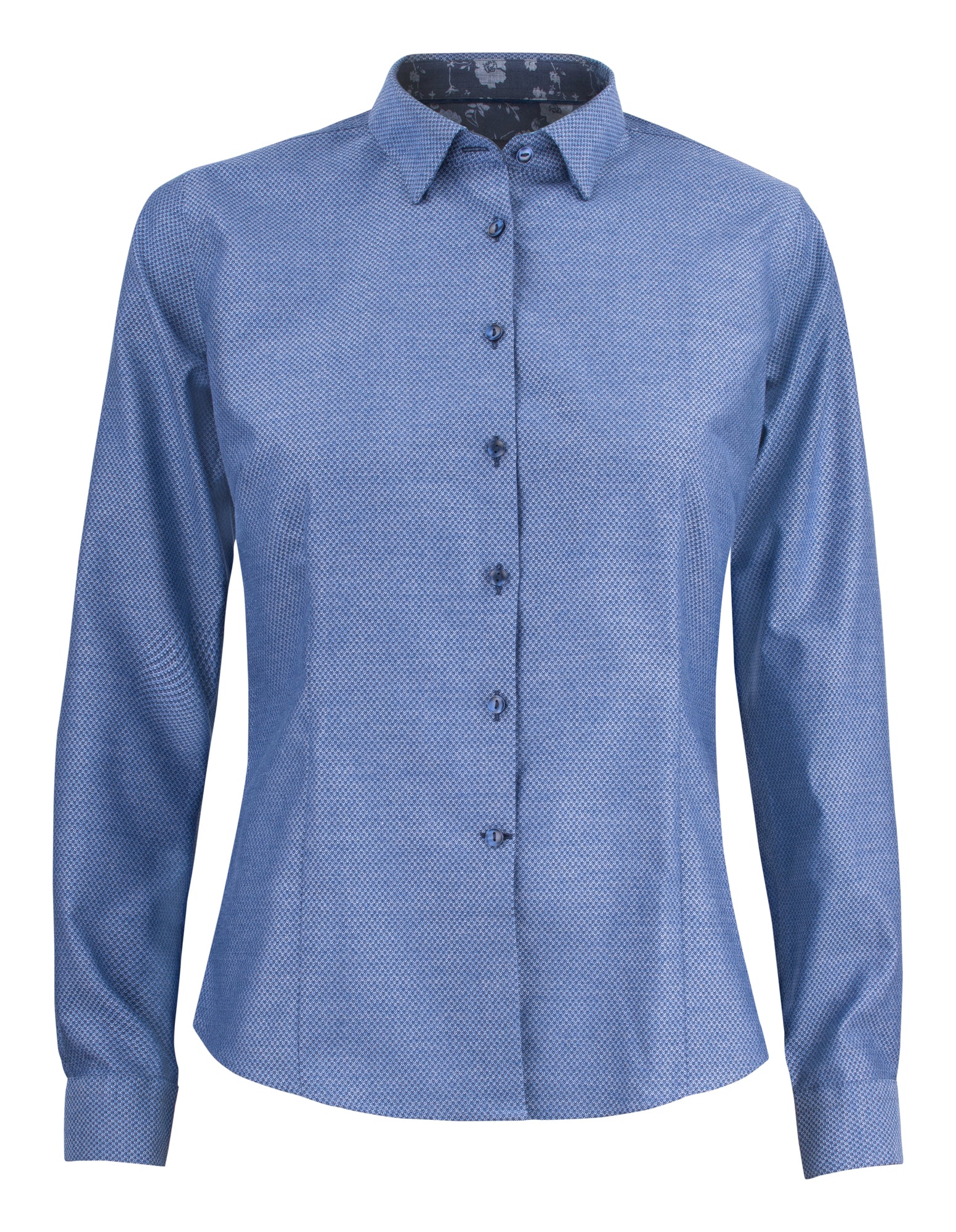 PB144 Brushed Jacquard Woman Indigo