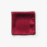 Giftbox Solid Hankie & Lapel Pin Wine